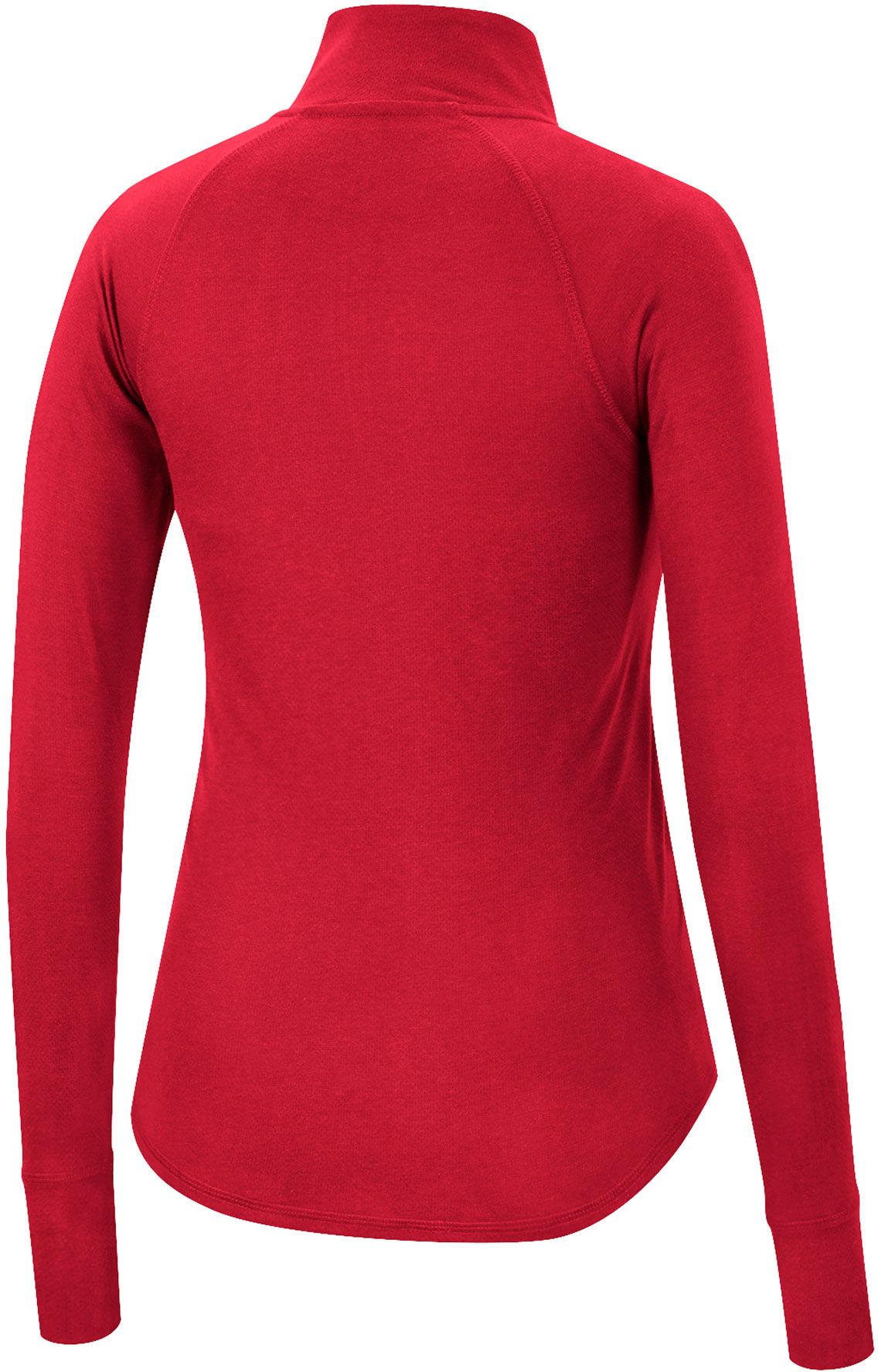 Colosseum Women's Alabama Crimson Tide Red 1/4 Zip Pullover Shirt