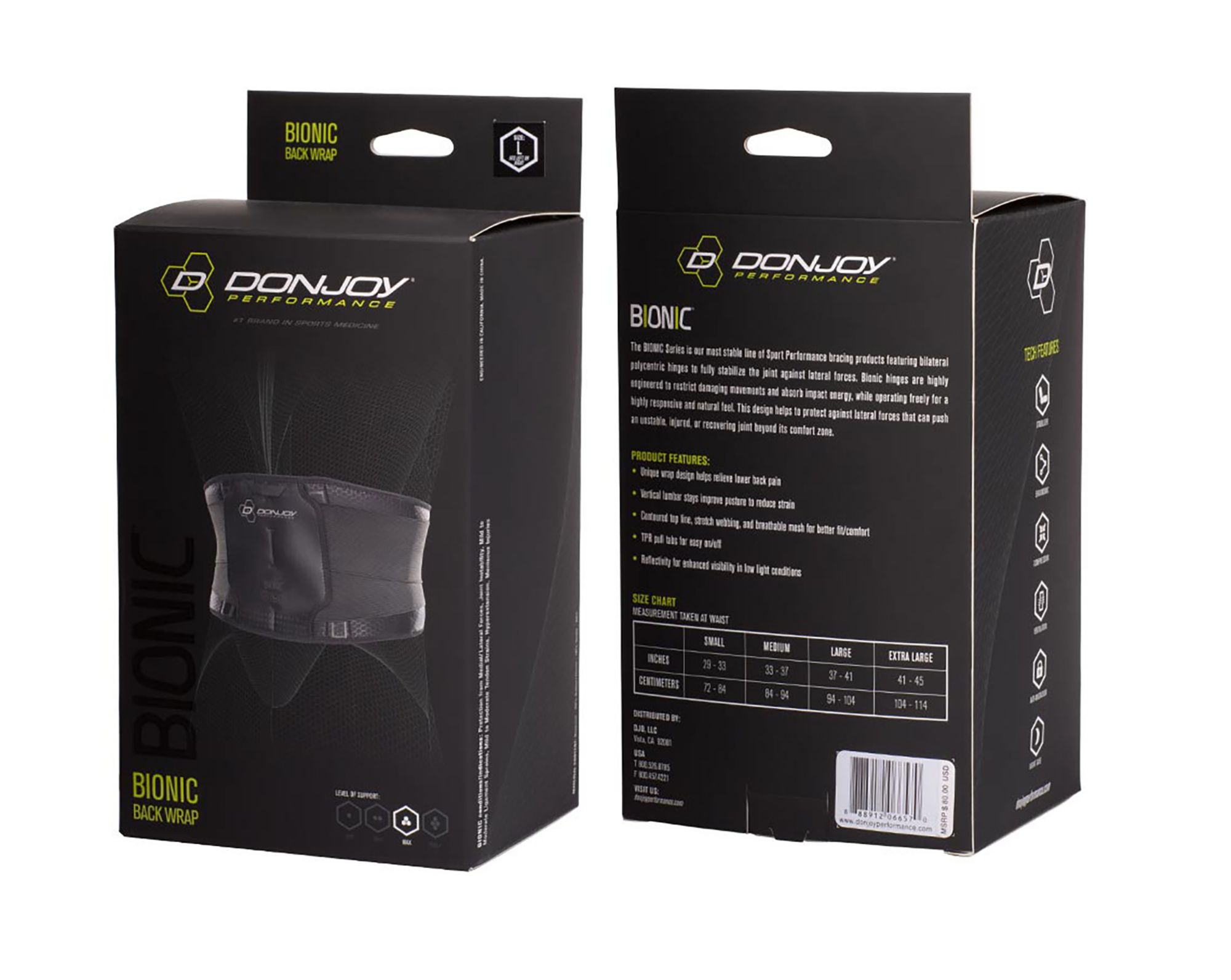 DonJoy Performance Bionic Back Wrap product image