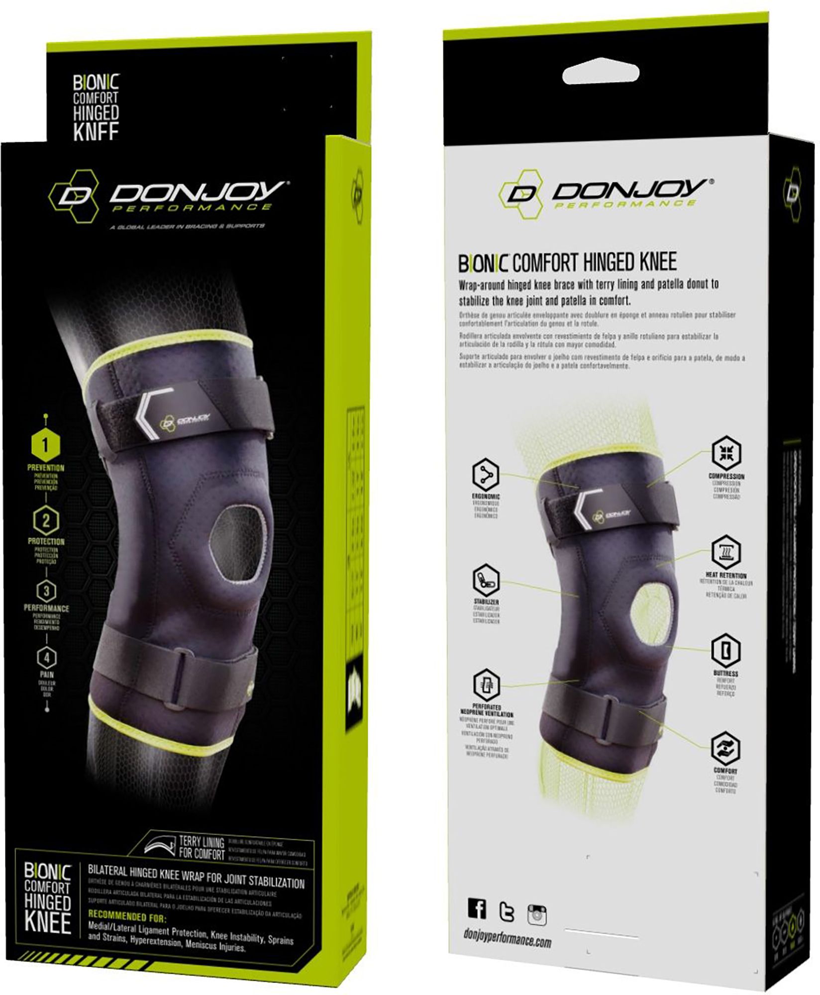DonJoy Performance Bionic Comfort Hinged Knee Brace product image