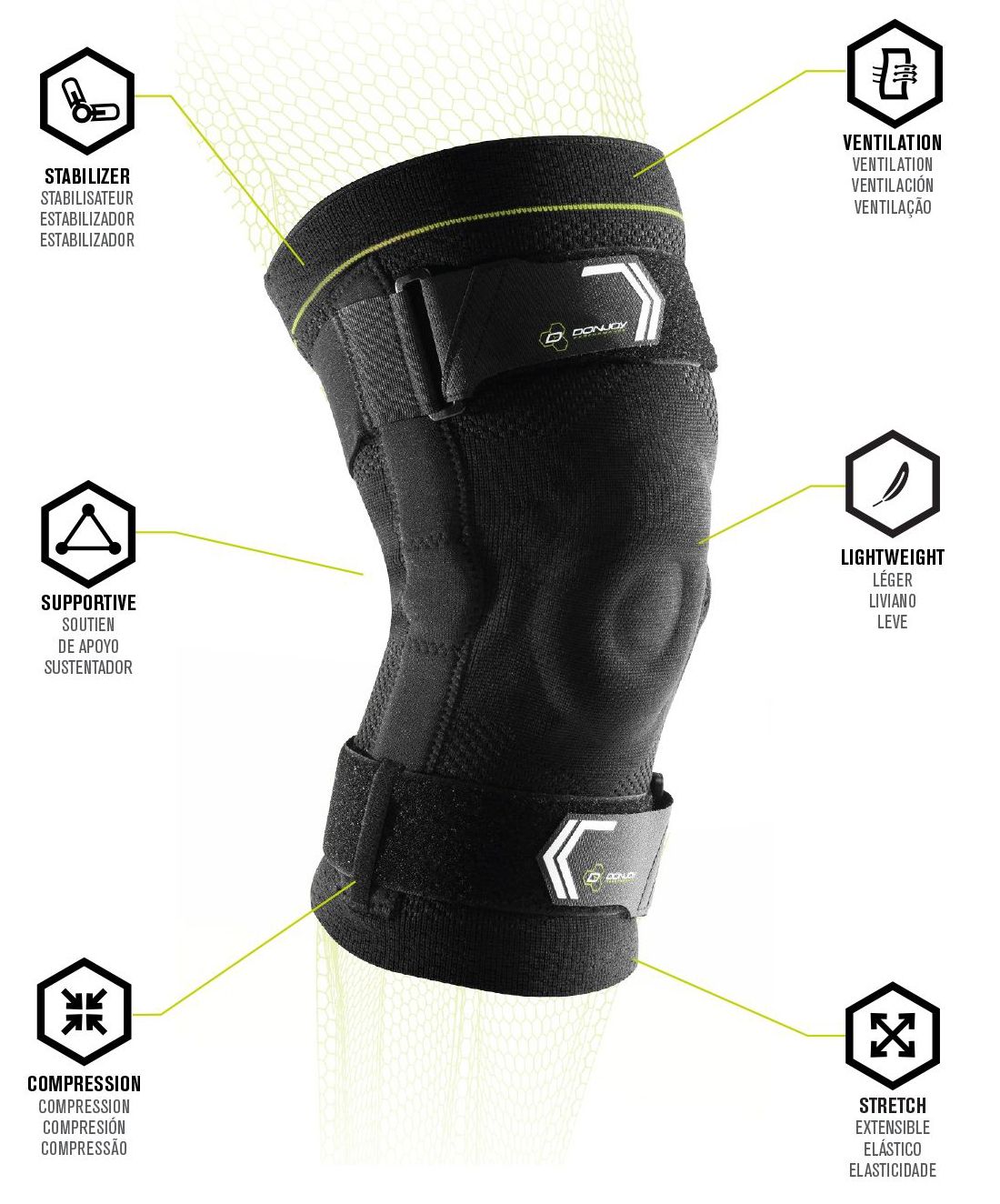 DonJoy Performance Bionic Knit Hinge Knee Sleeve product image