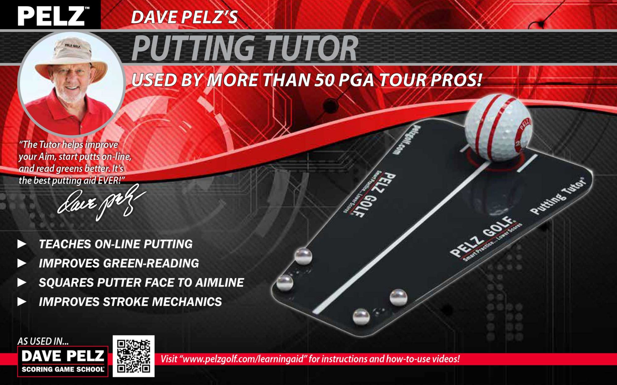 Dave Pelz Putting Tutor Training Aid product image