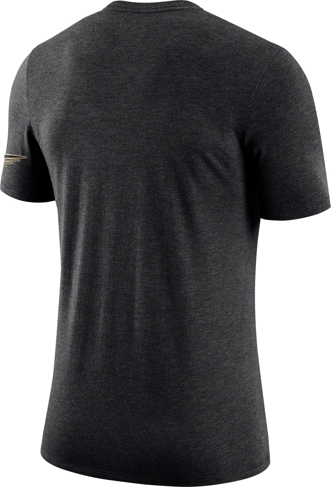 Nike Men's Purdue Boilermakers Black Tri-Blend T-Shirt product image