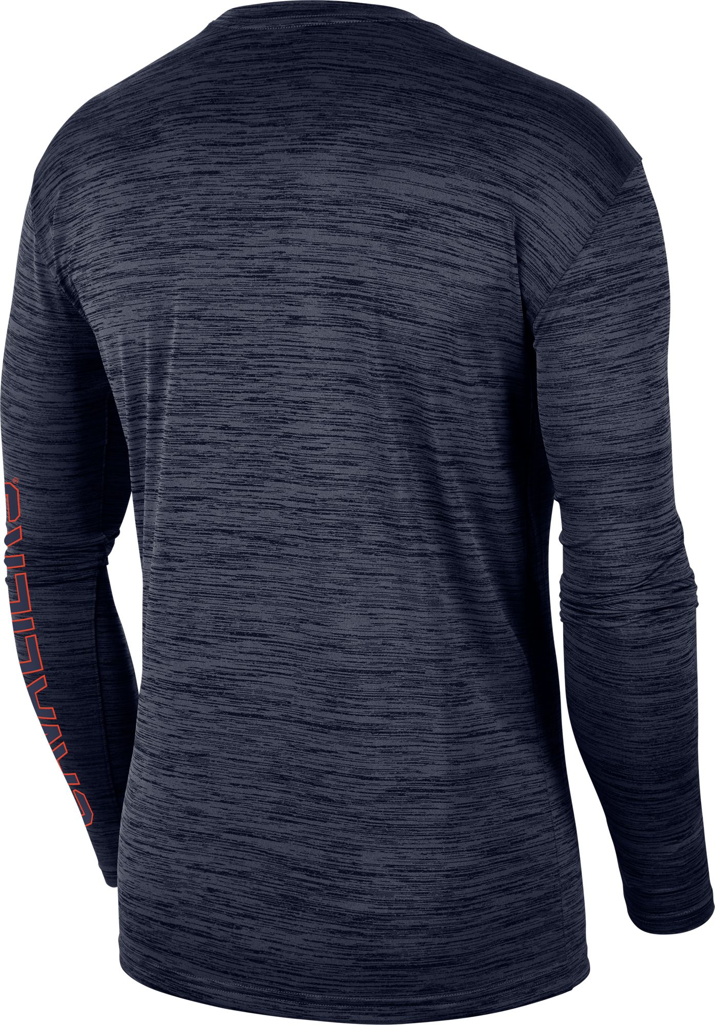 Nike Men's Virginia Cavaliers Blue Dri-FIT Velocity Graphic Long Sleeve T-Shirt product image
