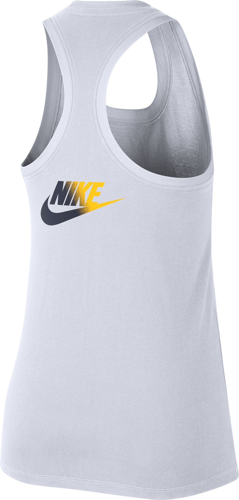 Nike Women's Michigan Wolverines White Racerback Tank Top product image