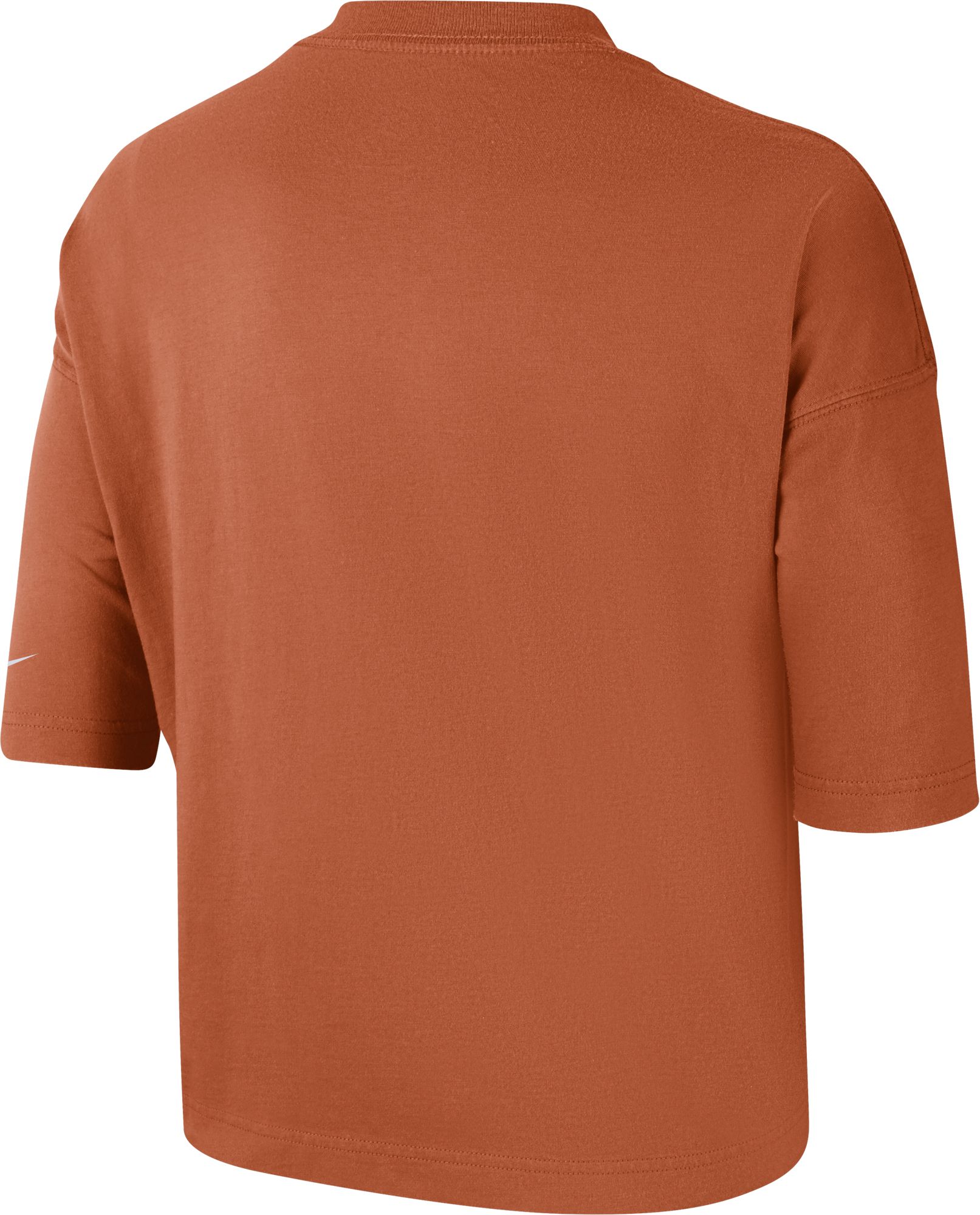 Nike Women's Texas Longhorns Burnt Orange Dri-FIT Cropped T-Shirt