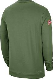 Nike Men's Clemson Tigers Green Dri-FIT Military Appreciation Crew Neck Sweatshirt product image