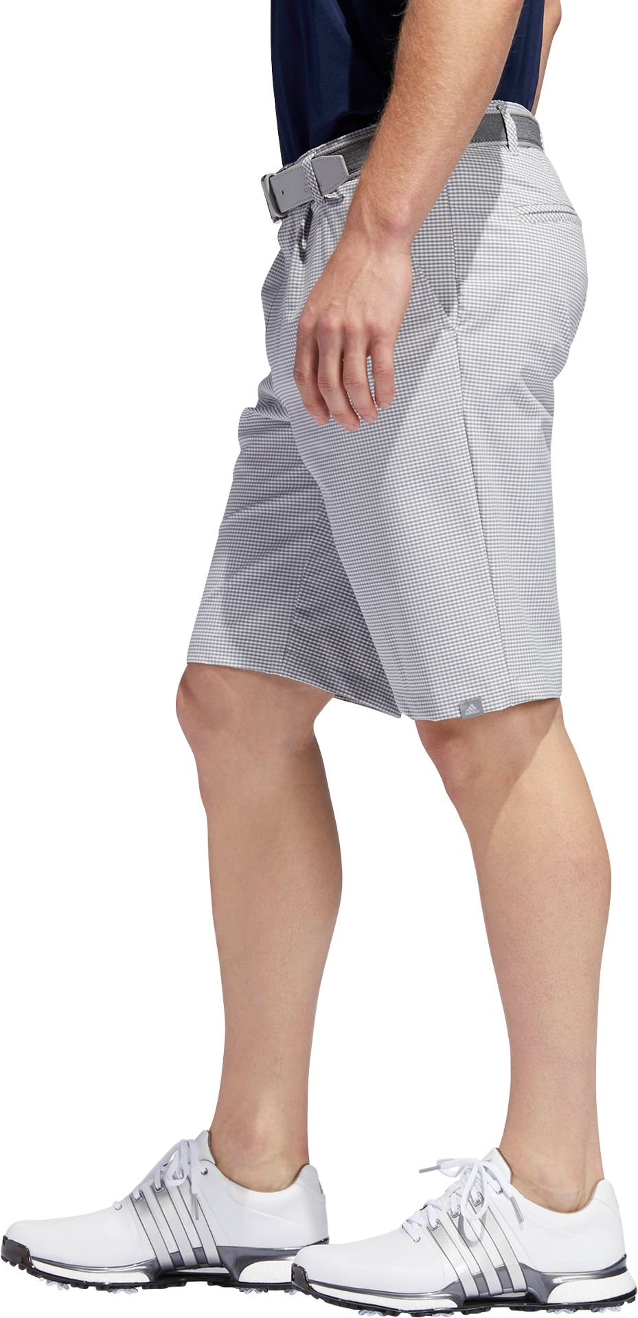 adidas gingham golf shorts