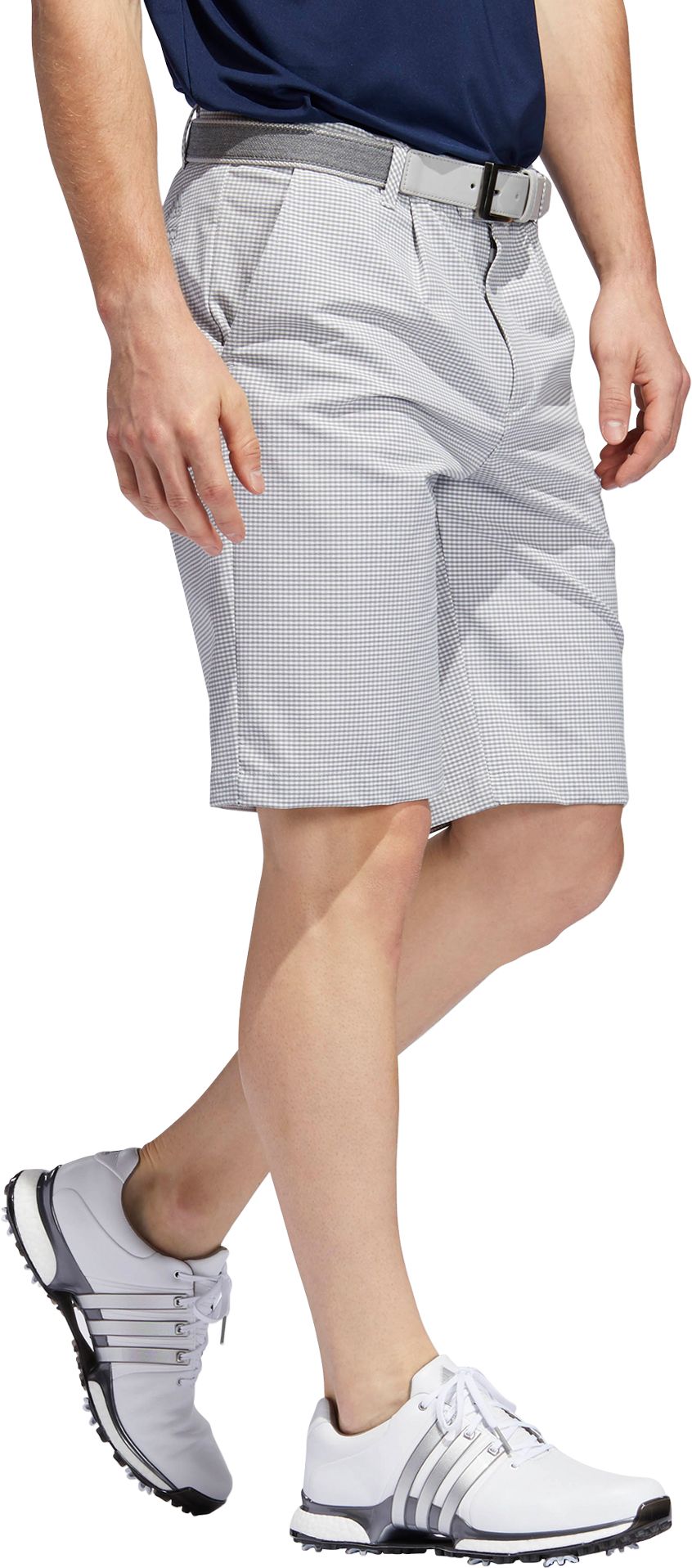adidas gingham golf shorts