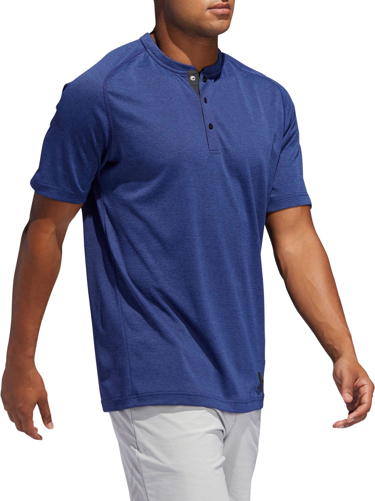 adidas henley golf shirts