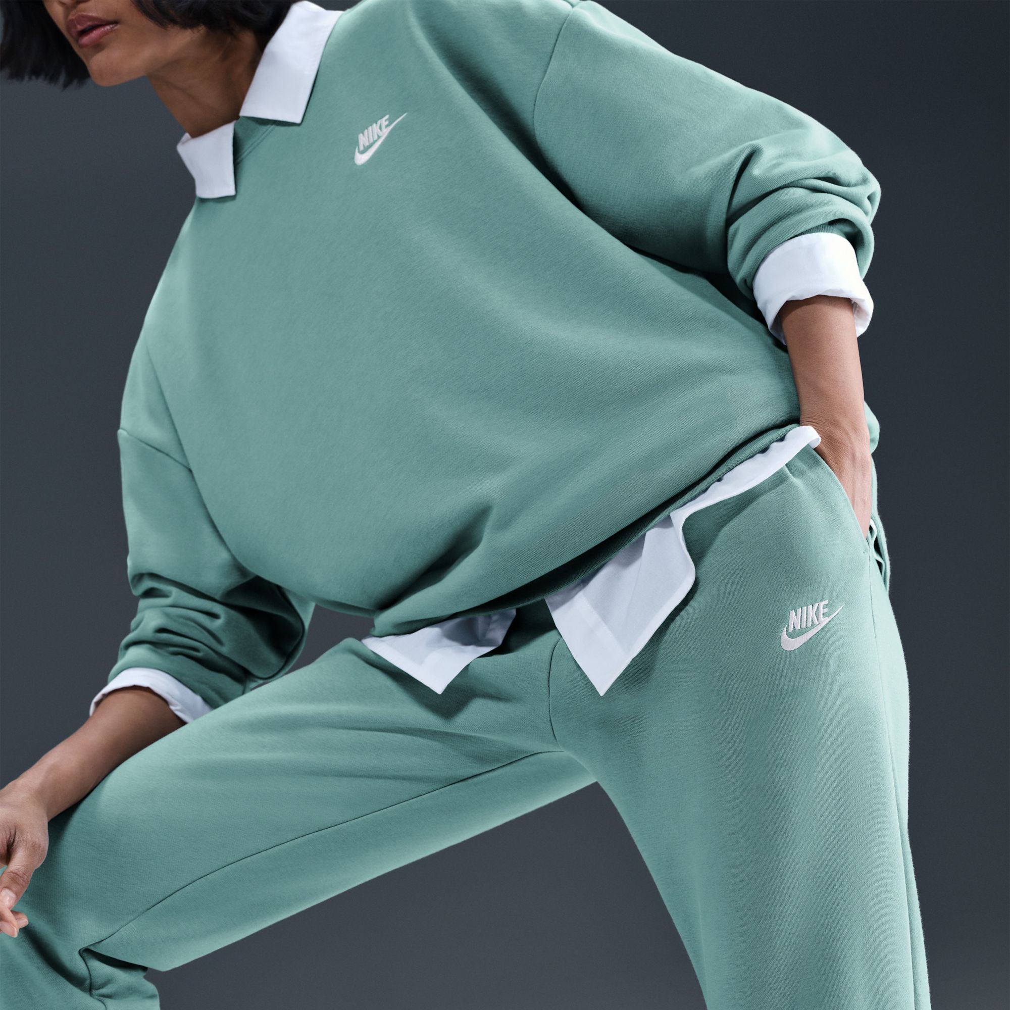 Nike Women's Sportswear Club Fleece Mid-Rise Joggers product image