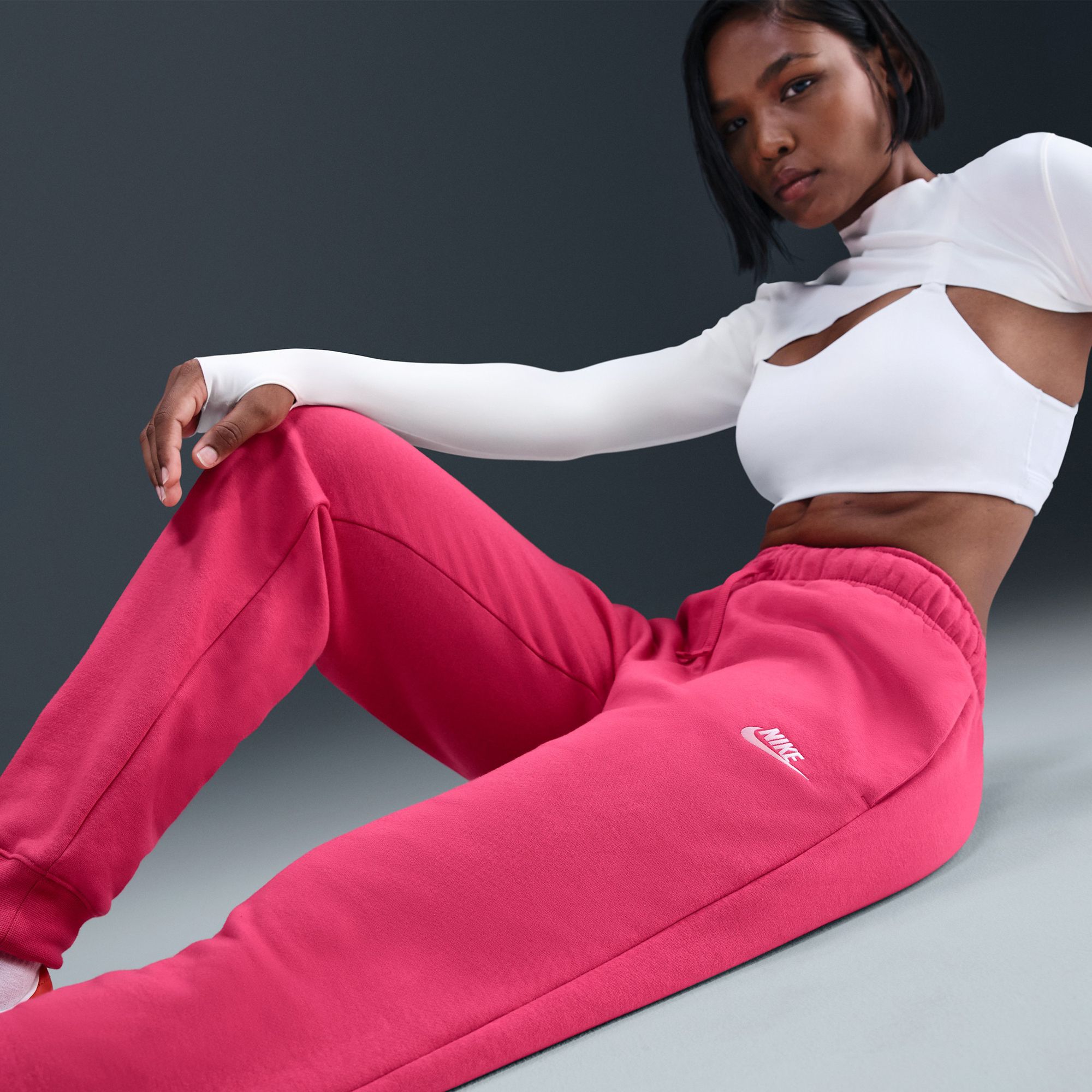 Nike Women's Sportswear Club Fleece Mid-Rise Joggers product image