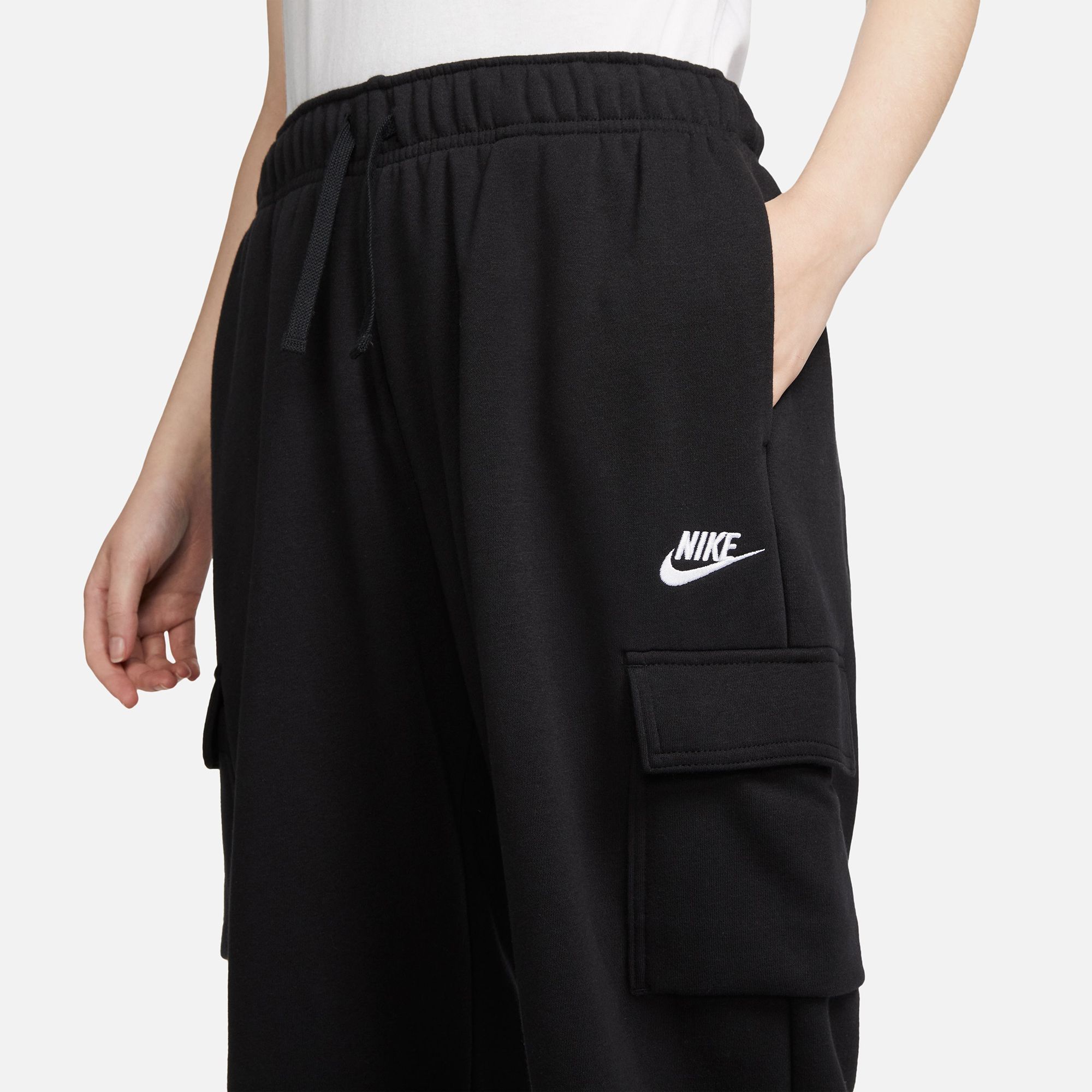 Nike Women's Sportswear Club Fleece Mid-Rise Oversized Cargo Sweatpants product image