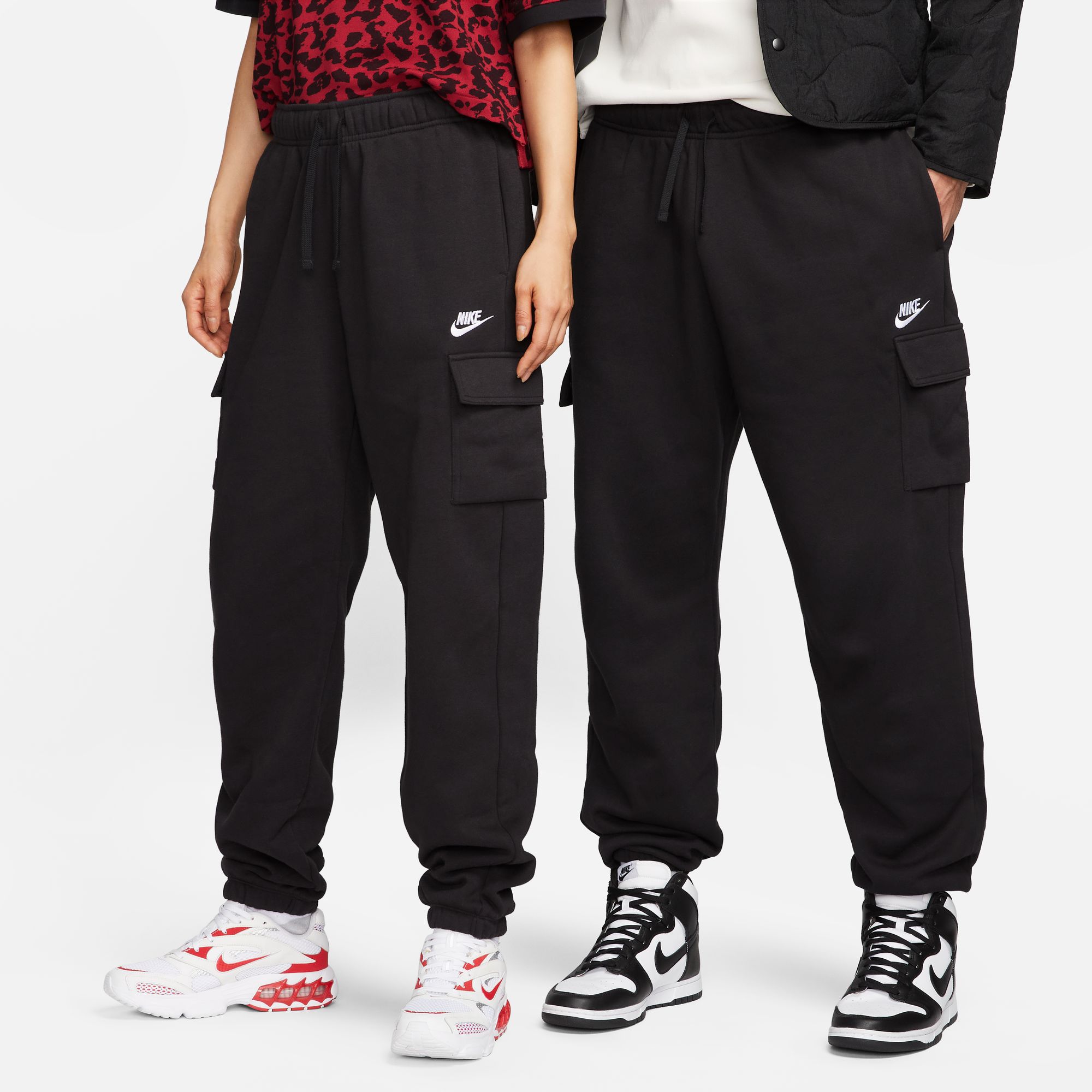 Nike Women's Sportswear Club Fleece Mid-Rise Oversized Cargo Sweatpants product image