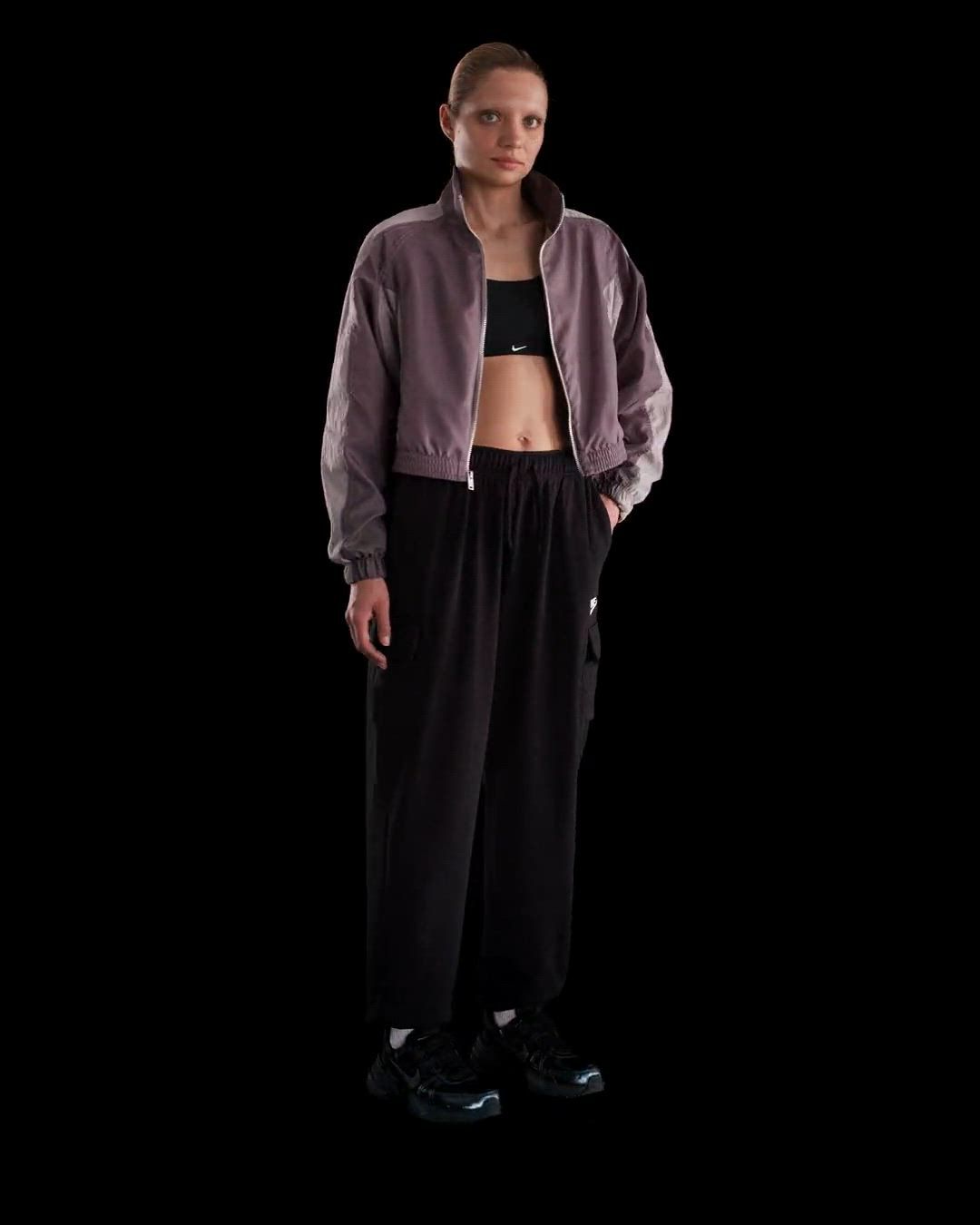 Nike Women's Sportswear Club Fleece Mid-Rise Oversized Cargo Sweatpants product