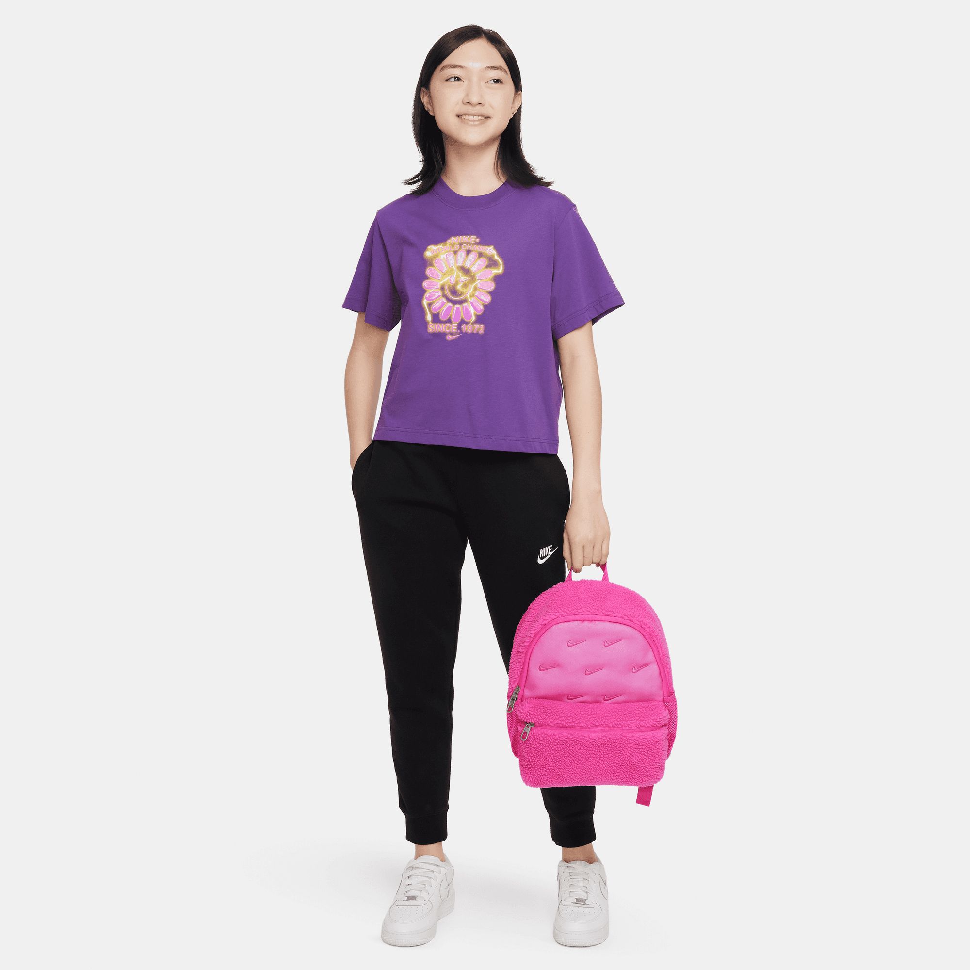 Nike Kids' Brasilia JDI Mini Sherpa Backpack product image