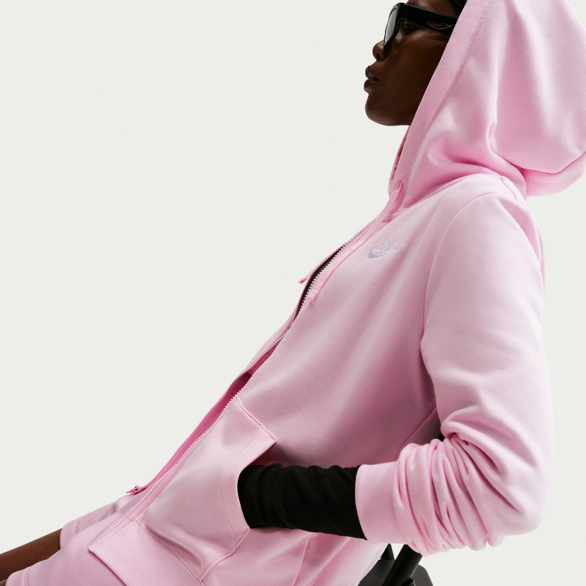 Nike Women's Sportswear Club Fleece Full-Zip Hoodie product image