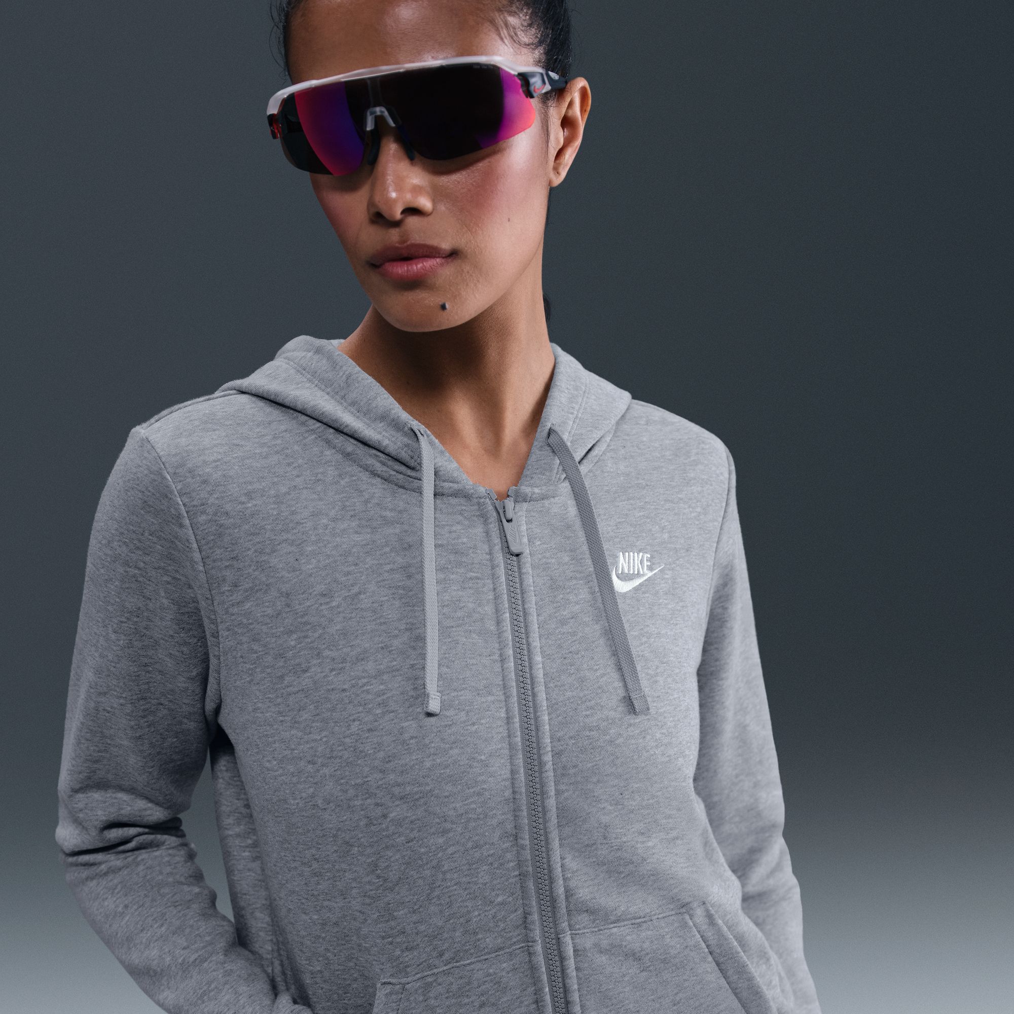 Nike Women's Sportswear Club Fleece Full-Zip Hoodie product image