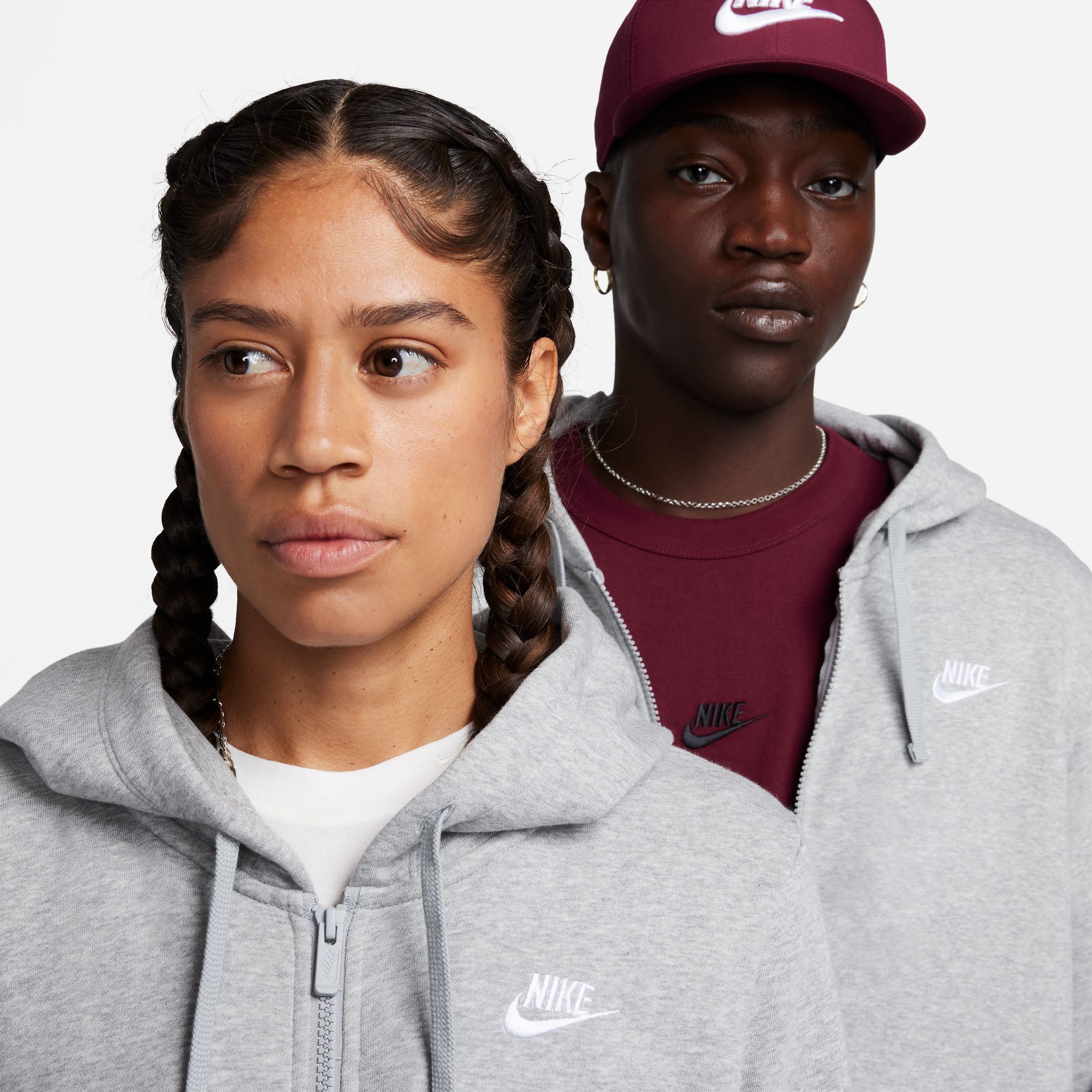 Nike Women's Sportswear Club Fleece Full-Zip Hoodie product image