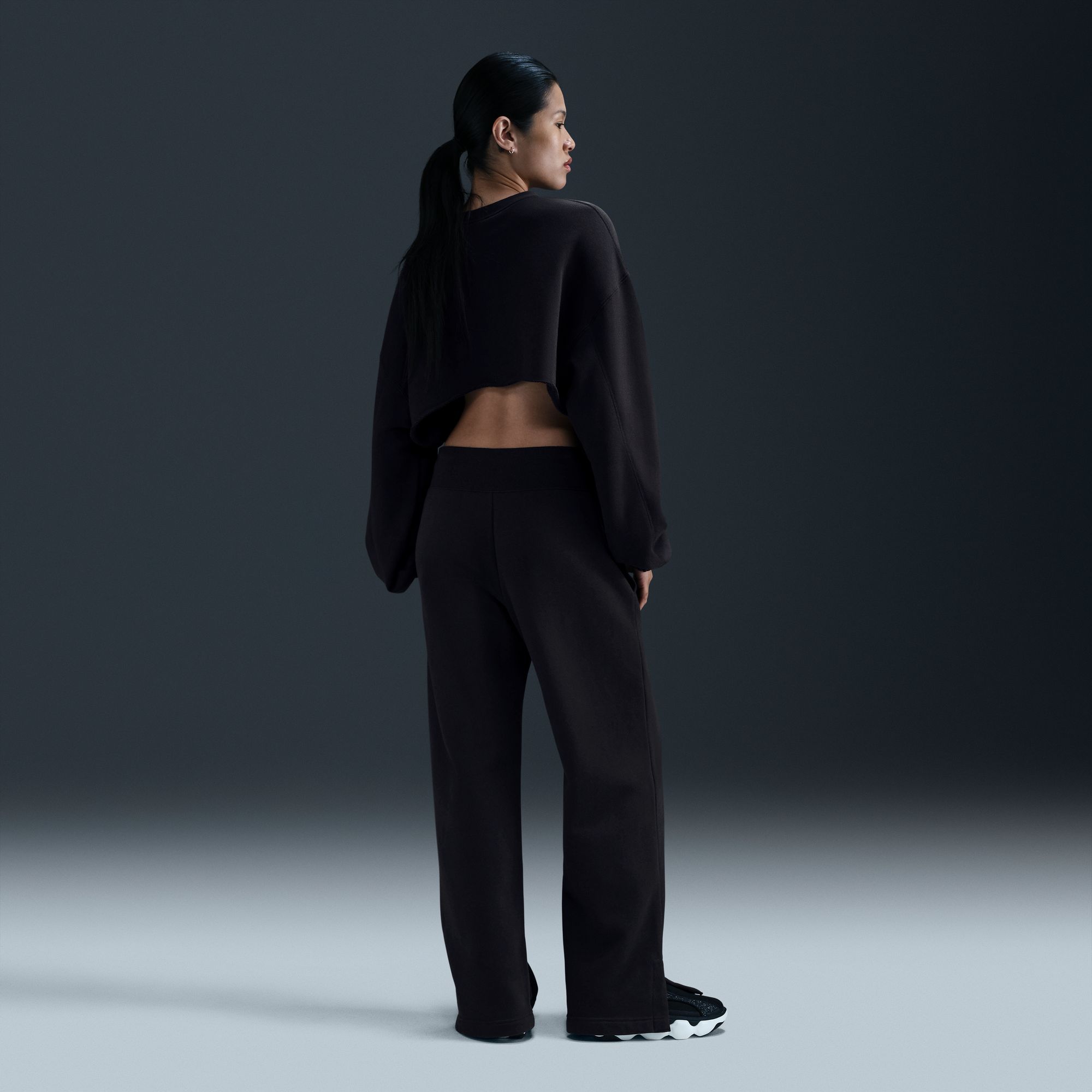 Nike Women's Sportswear Phoenix Fleece High-Waisted Wide-Leg Sweatpants product image