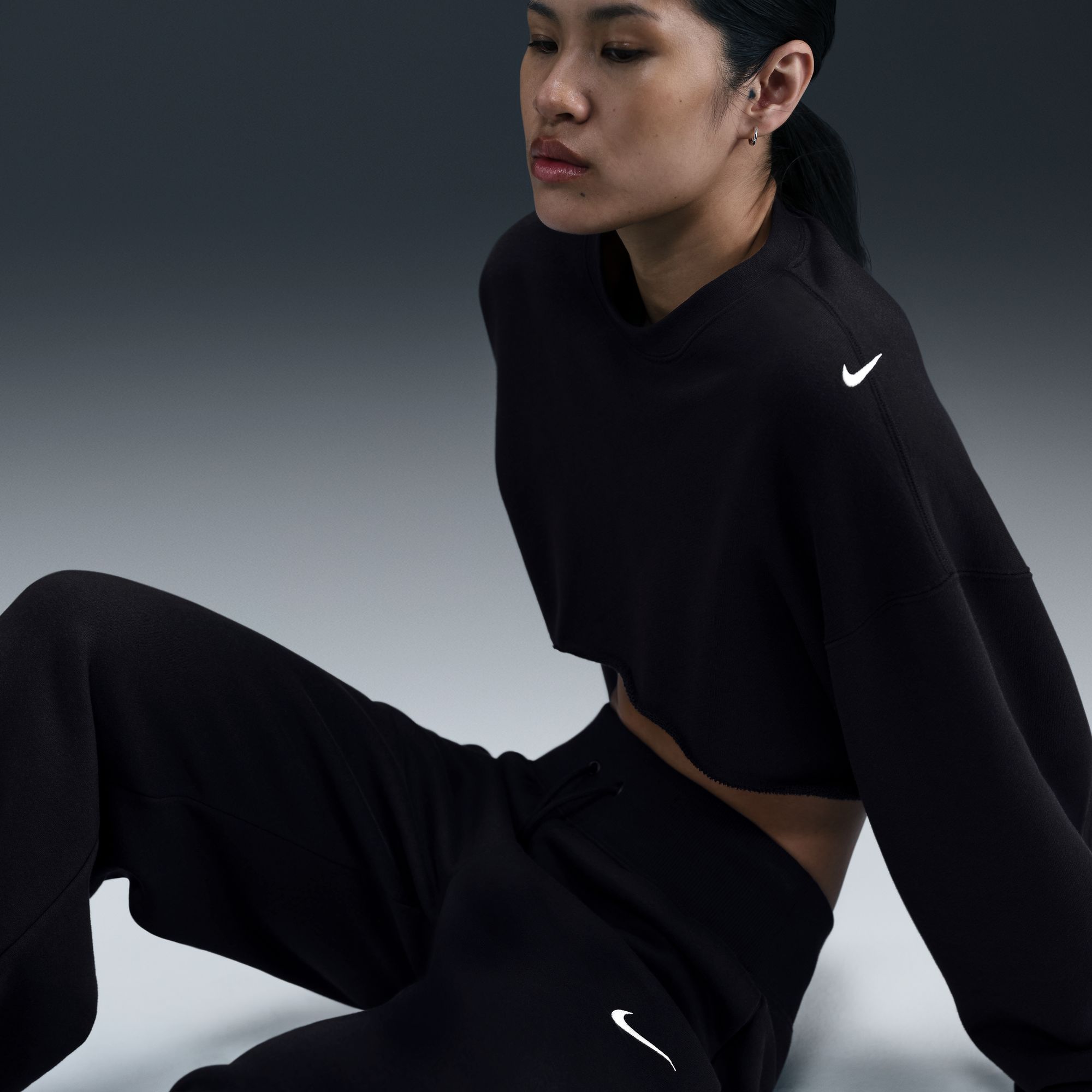 Nike Women's Sportswear Phoenix Fleece High-Waisted Wide-Leg Sweatpants product image