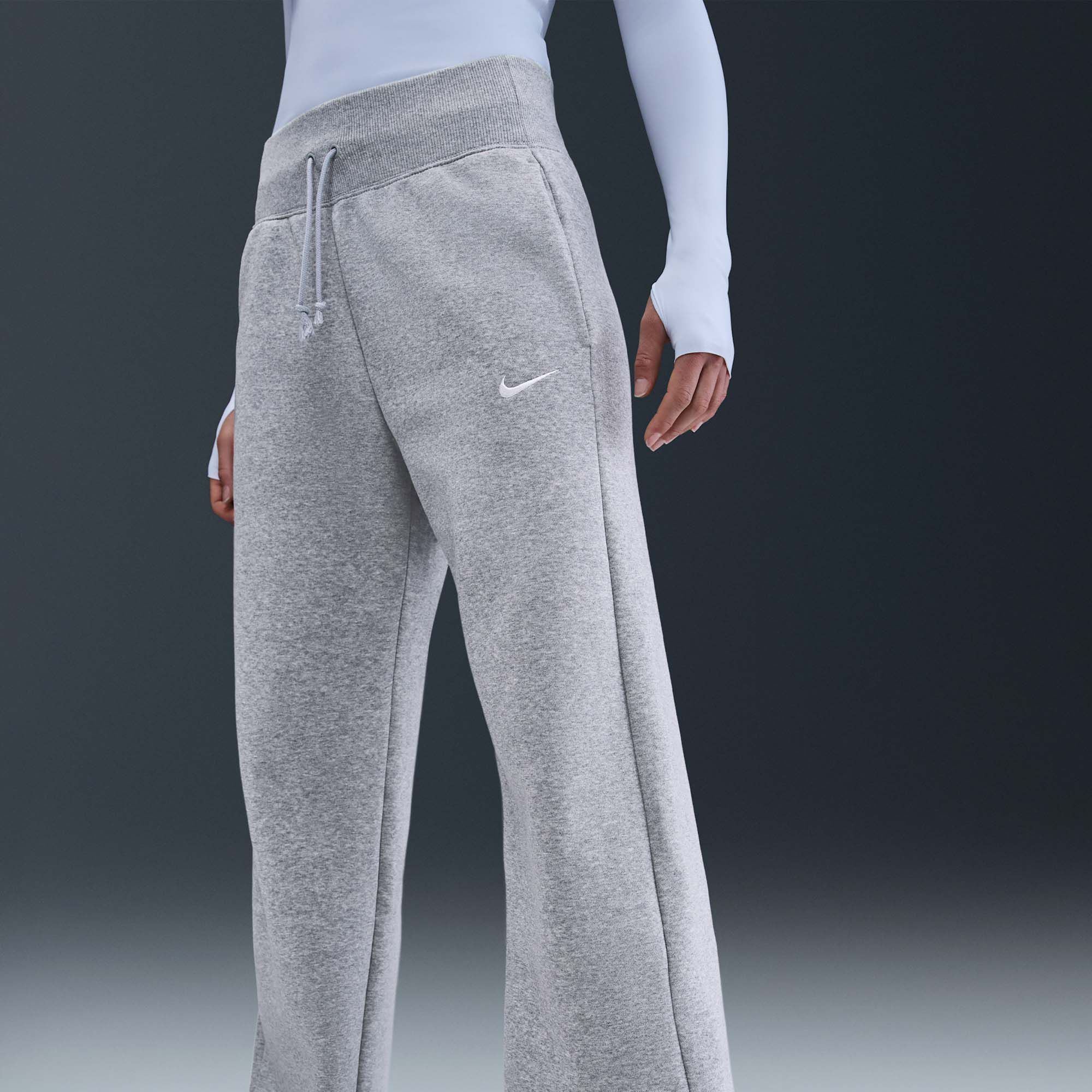 Nike Women's Sportswear Phoenix Fleece High-Waisted Wide-Leg Sweatpants product image