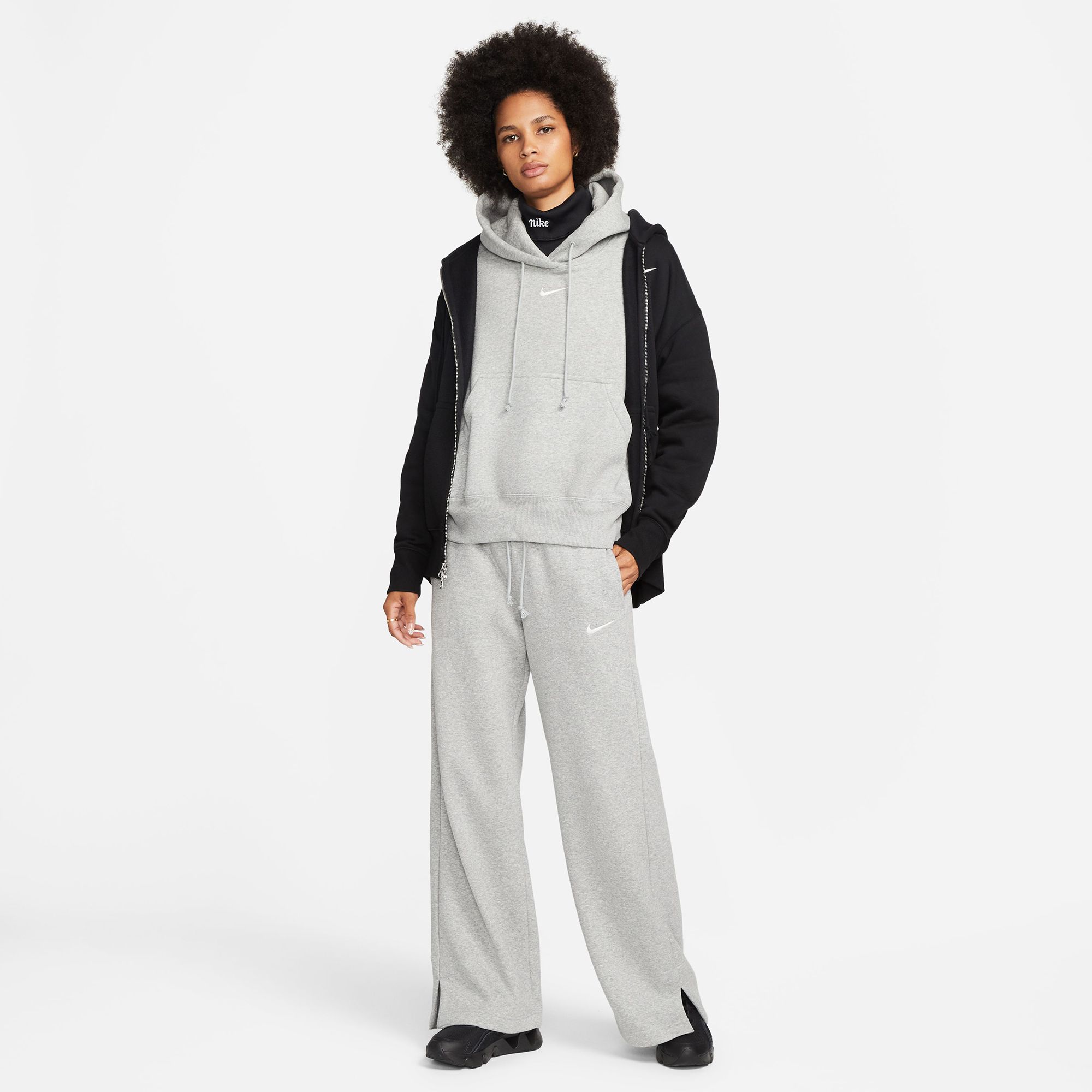 Nike Women's Sportswear Phoenix Fleece High-Waisted Wide-Leg Sweatpants product image