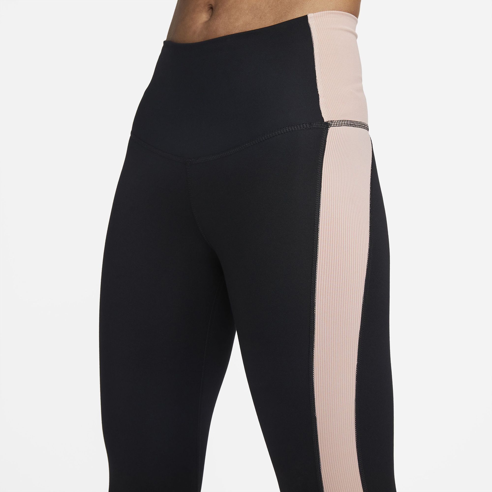 Nike Women's Yoga High-Waisted 7/8 Ribbed-Panel Leggings product image