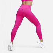 Nike Women's 7/8 High Rise Dri-FIT Leggings Pink CU5293-630 Yoga