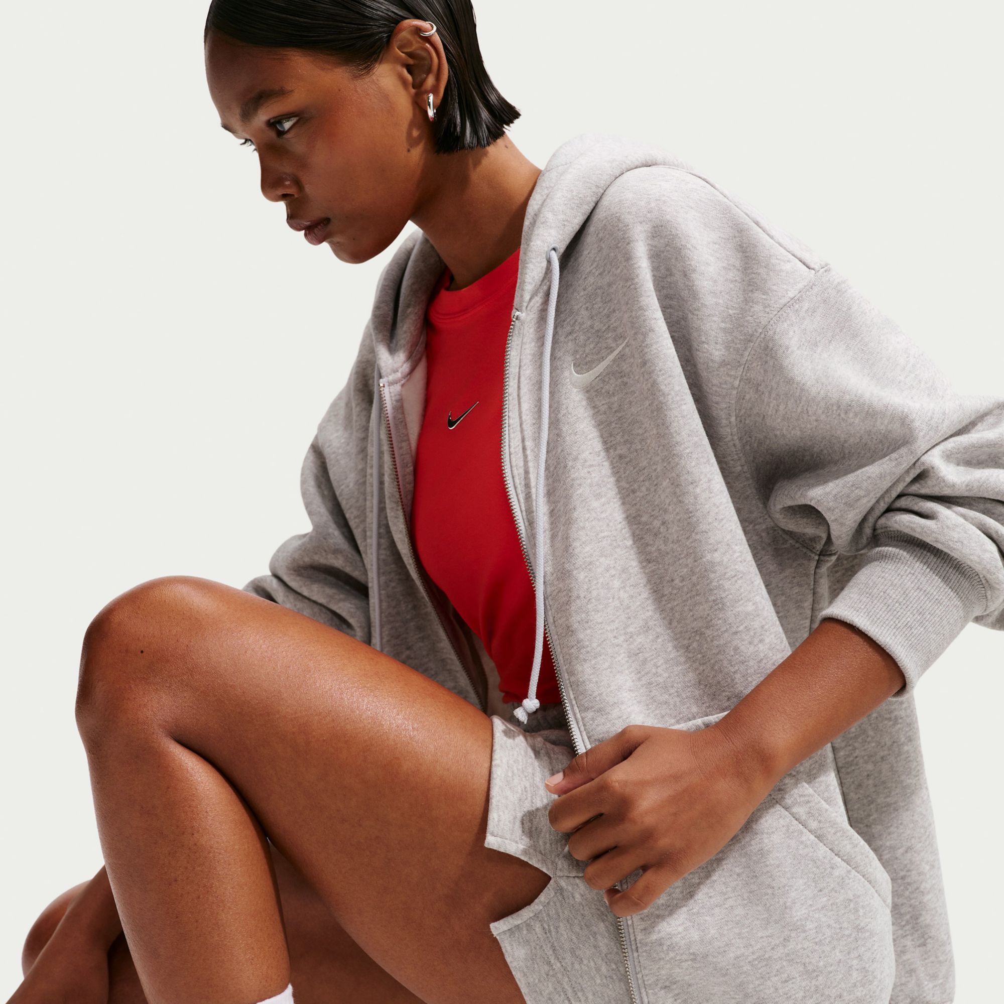 Nike Women's Sportswear Phoenix Fleece Oversized Full-Zip Hoodie product image