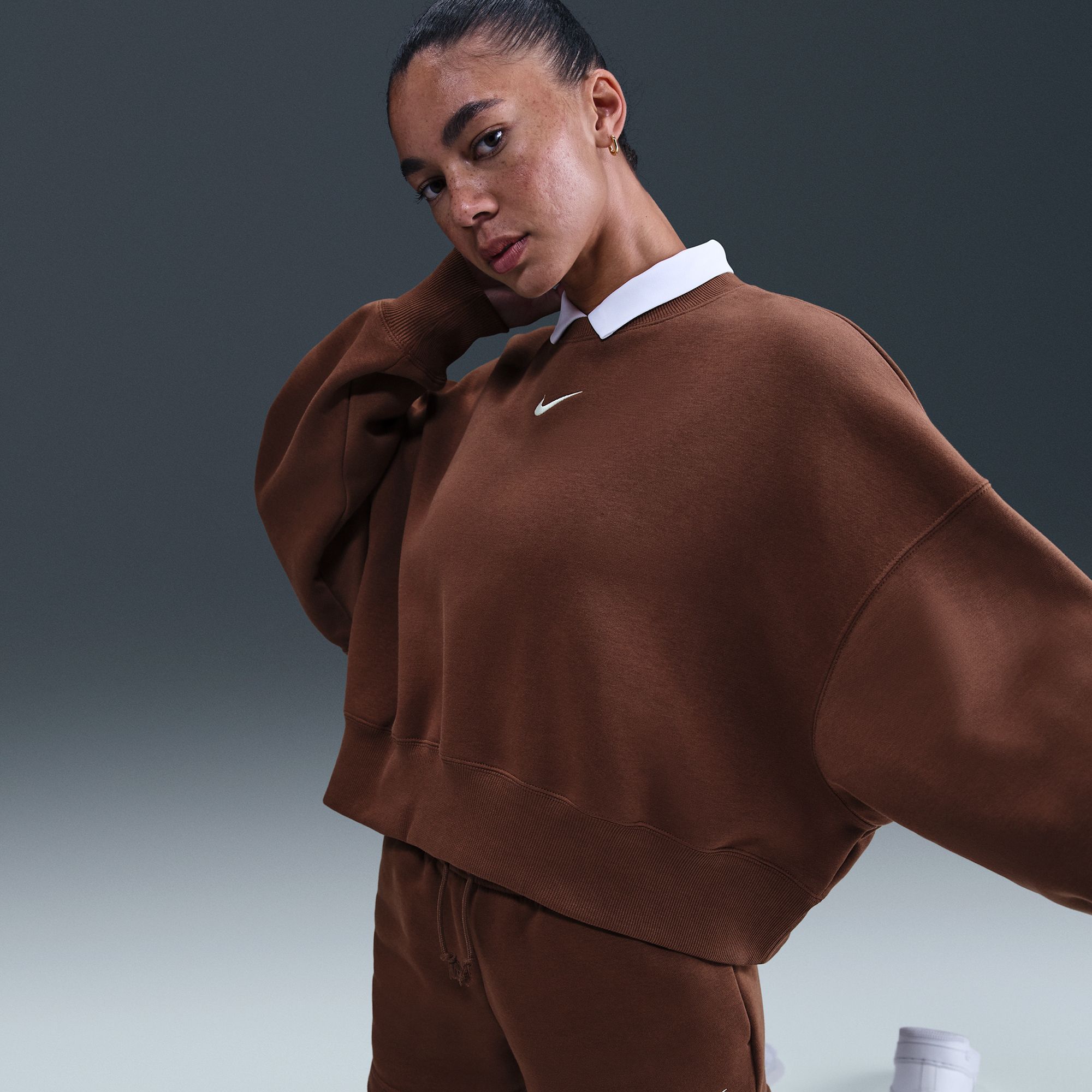 Nike Women's Sportswear Phoenix Fleece Over-Oversized Crewneck Sweatshirt product image