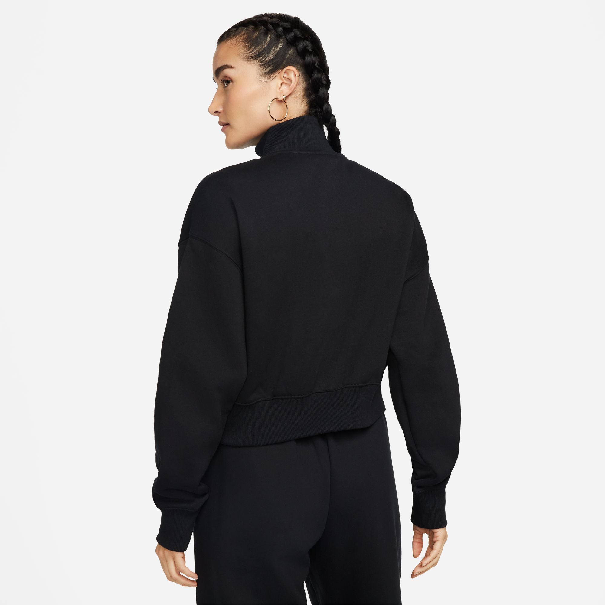 Nike Women's Sportswear Phoenix Fleece Oversized 1/2-Zip Crop Sweatshirt product image