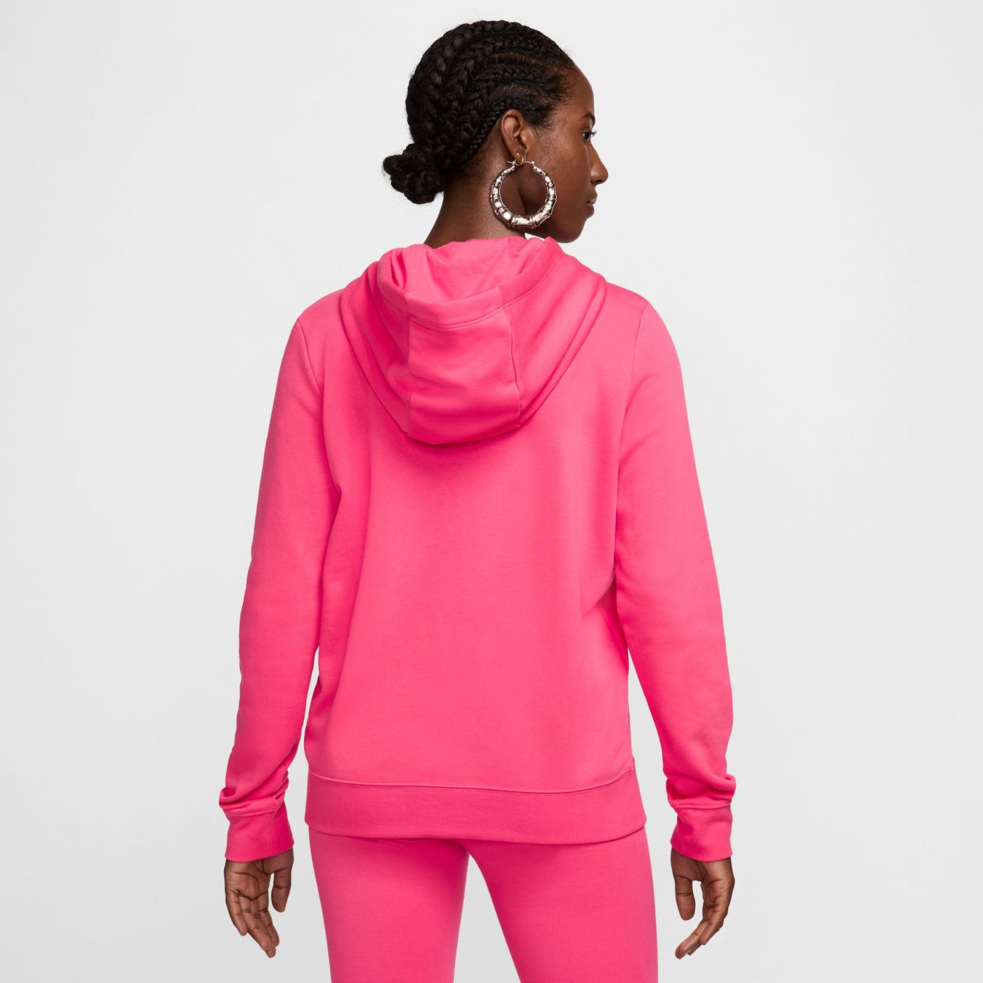 Nike pullover hoodie pink best sale