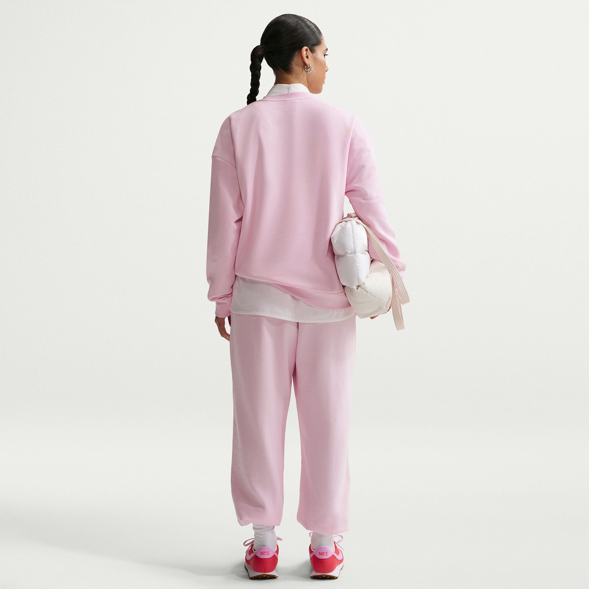 Nike Women's Sportswear Club Fleece Mid-Rise Oversized Sweatpants product image