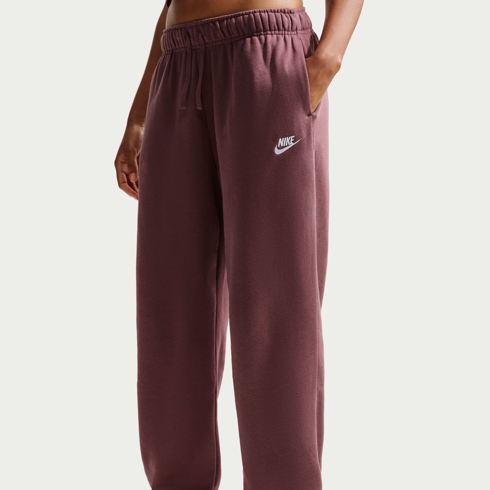Nike Women's Sportswear Club Fleece Mid-Rise Oversized Sweatpants product image