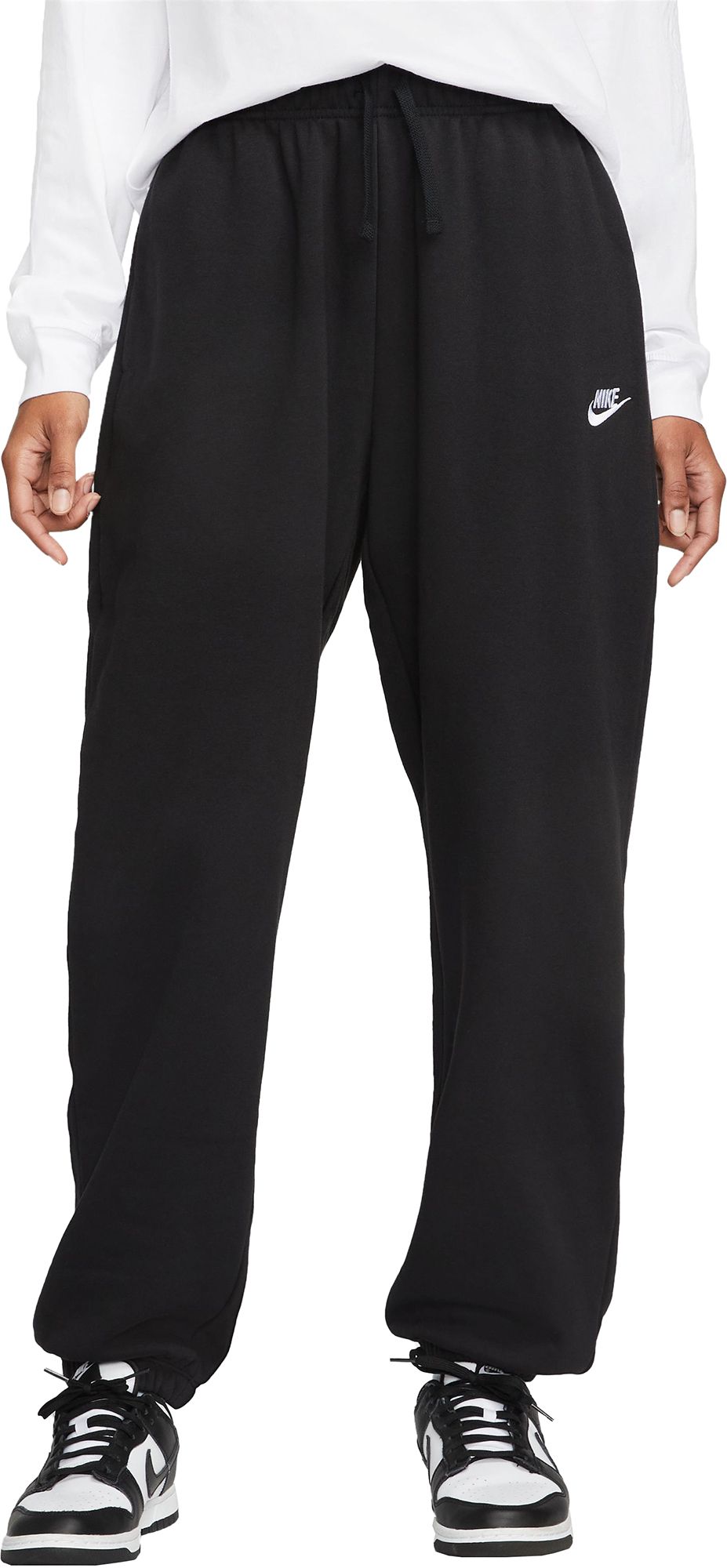 Nike Women's Sportswear Club Fleece Mid-Rise Oversized Sweatpants product image