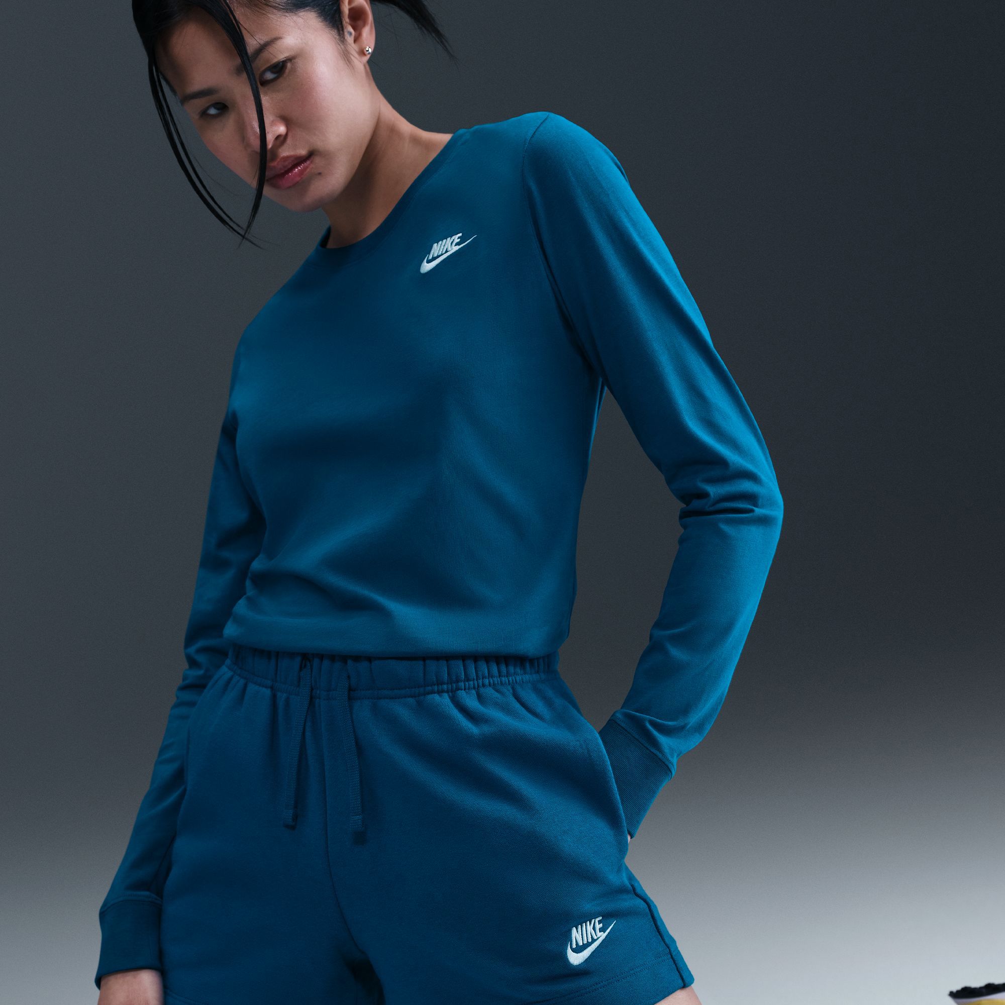 Nike Women's Sportswear Club Fleece Mid-Rise Shorts product image