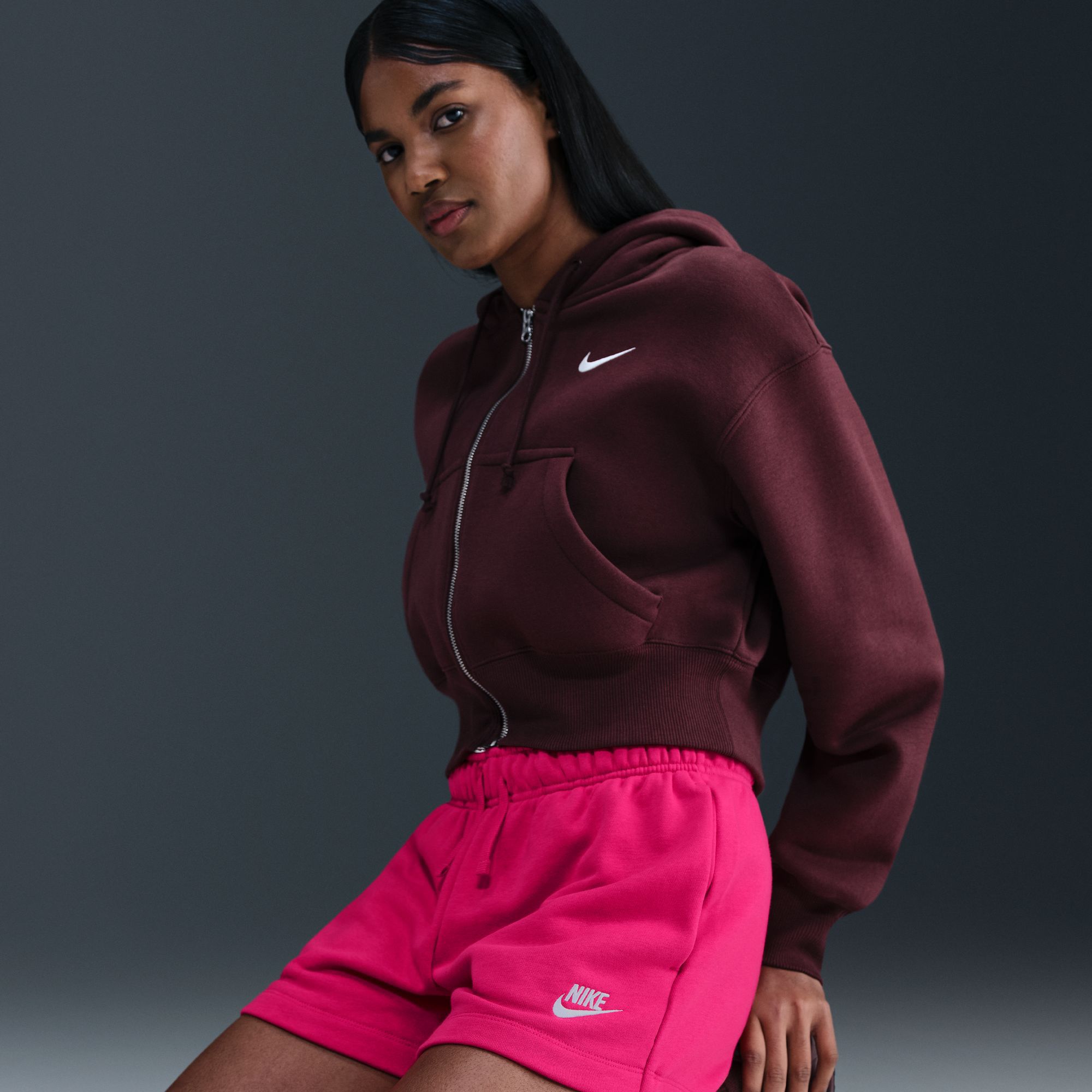 Nike Women's Sportswear Club Fleece Mid-Rise Shorts product image