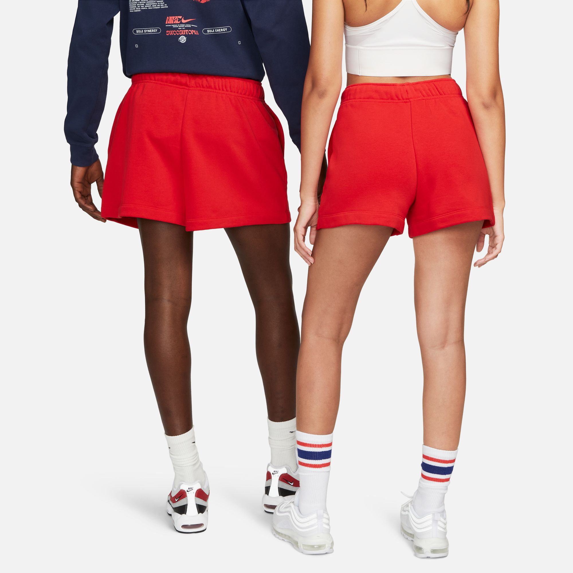 Nike Women's Sportswear Club Fleece Mid-Rise Shorts product image