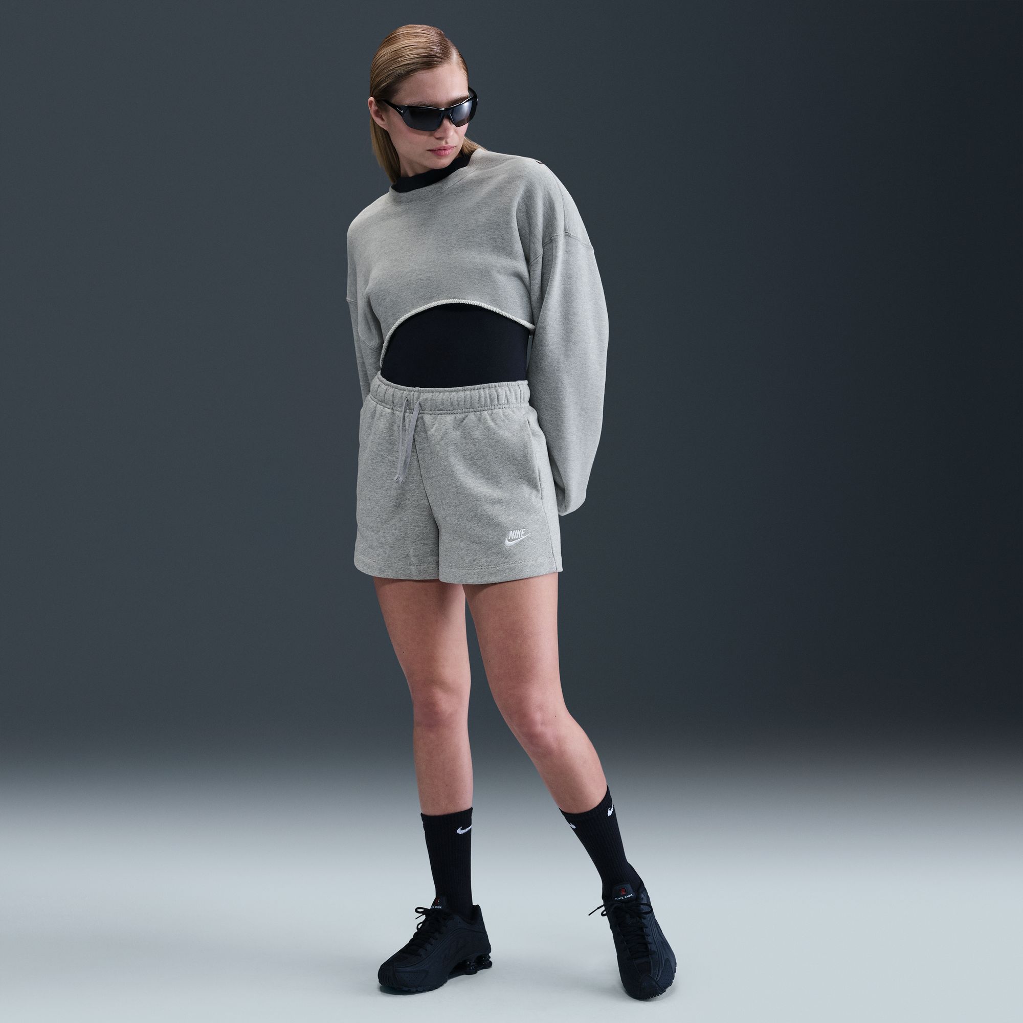 Nike Women's Sportswear Club Fleece Mid-Rise Shorts product image