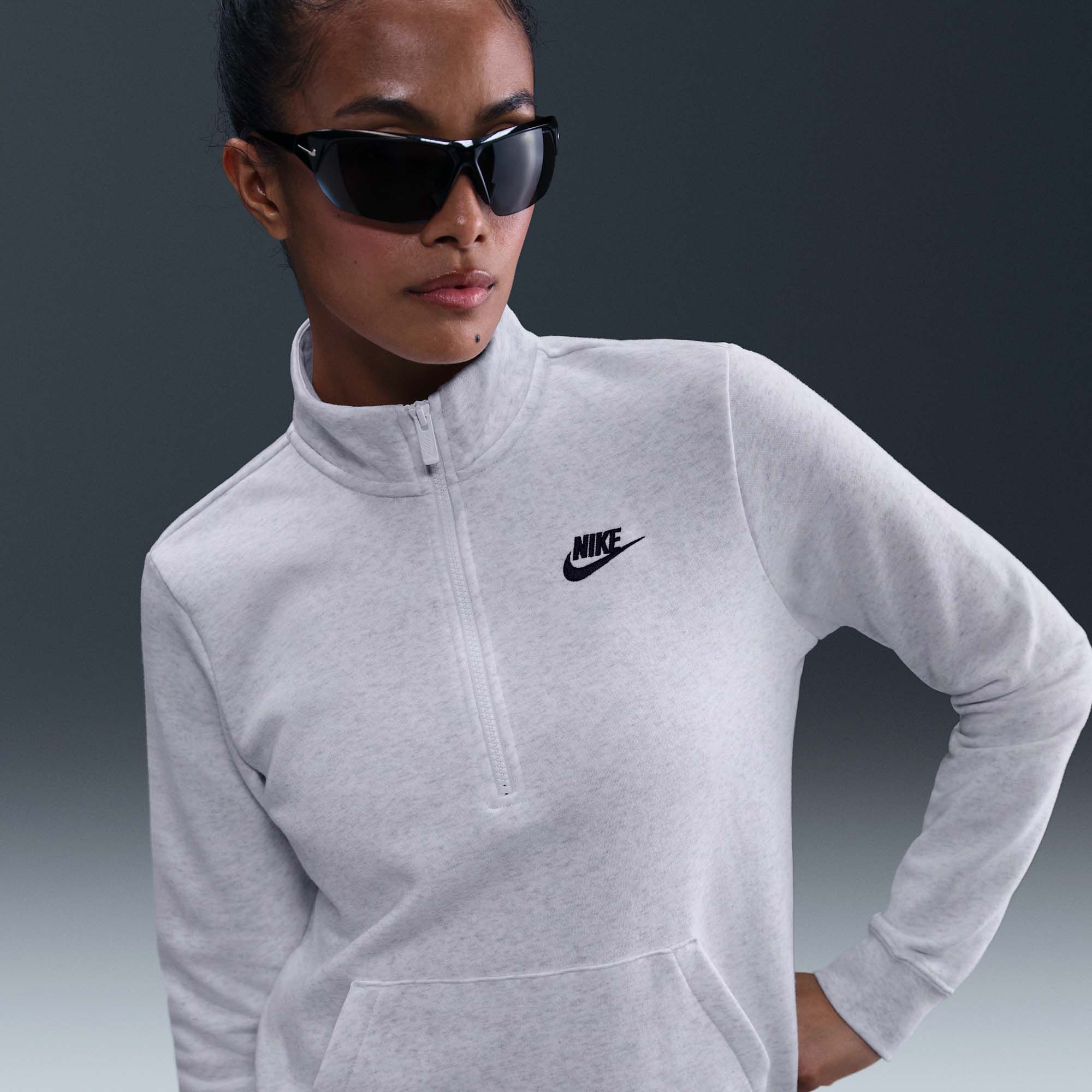 Nike Women's Sportswear Club Fleece 1/2 Zip Sweatshirt product image