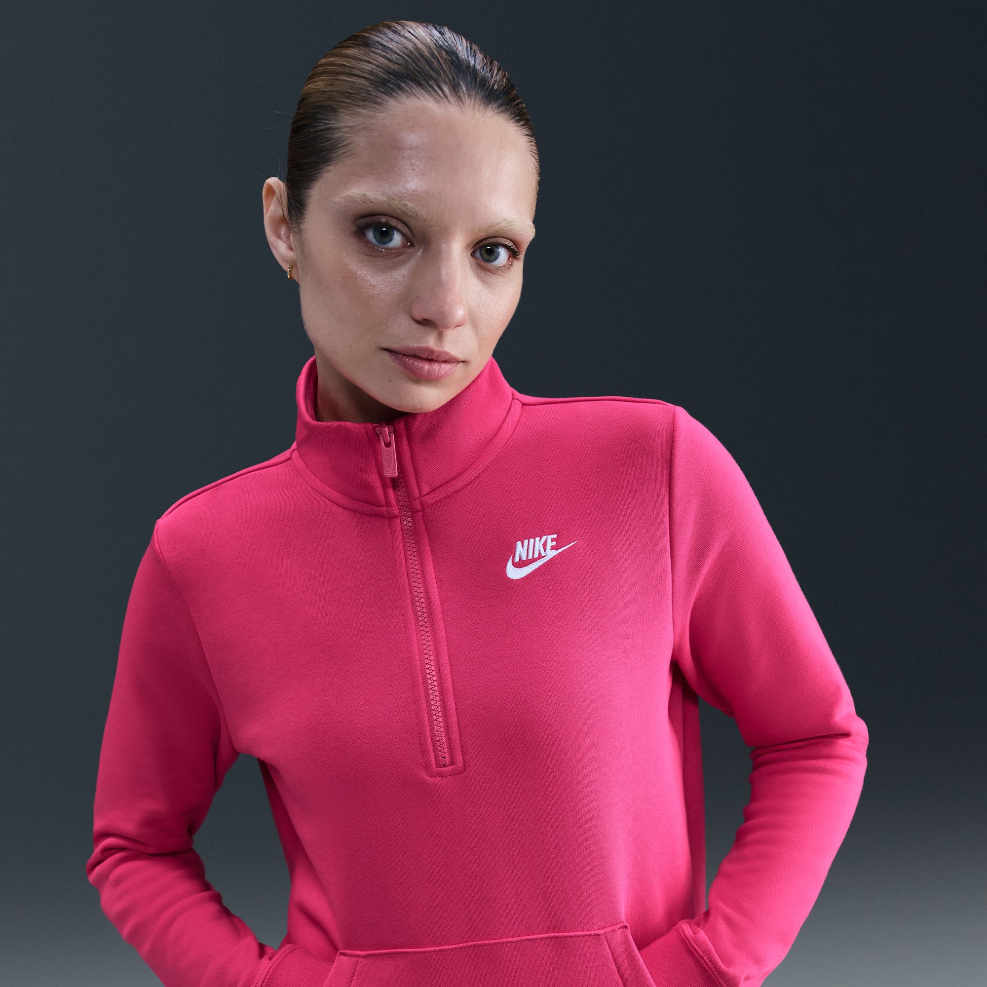 Nike Women's Sportswear Club Fleece 1/2 Zip Sweatshirt product image
