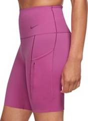 Nike Go Women's Firm-Support Mid-Rise 8 Biker Shorts with Pockets