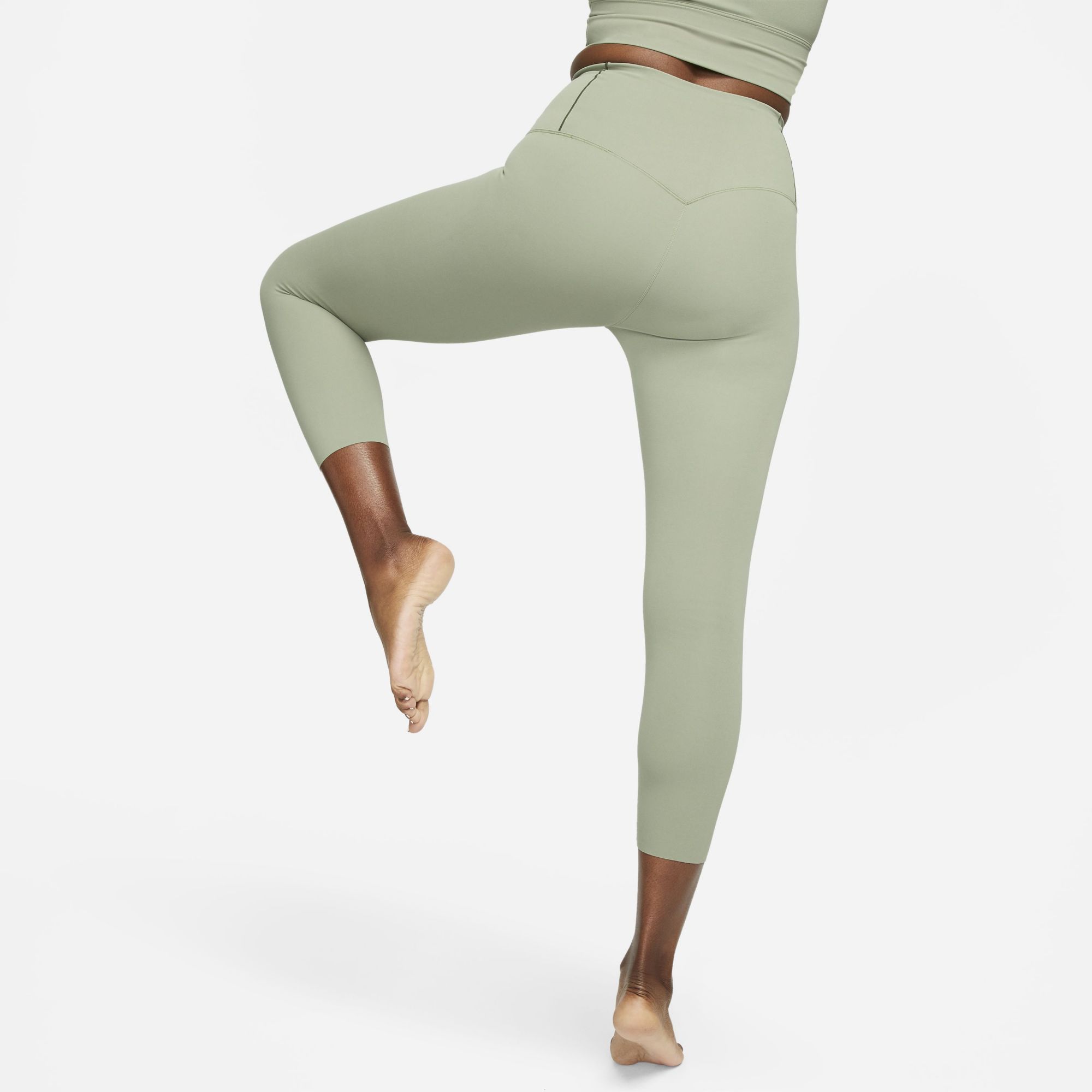 Nike Women's Zenvy Gentle-Support High-Waisted Cropped Leggings product image