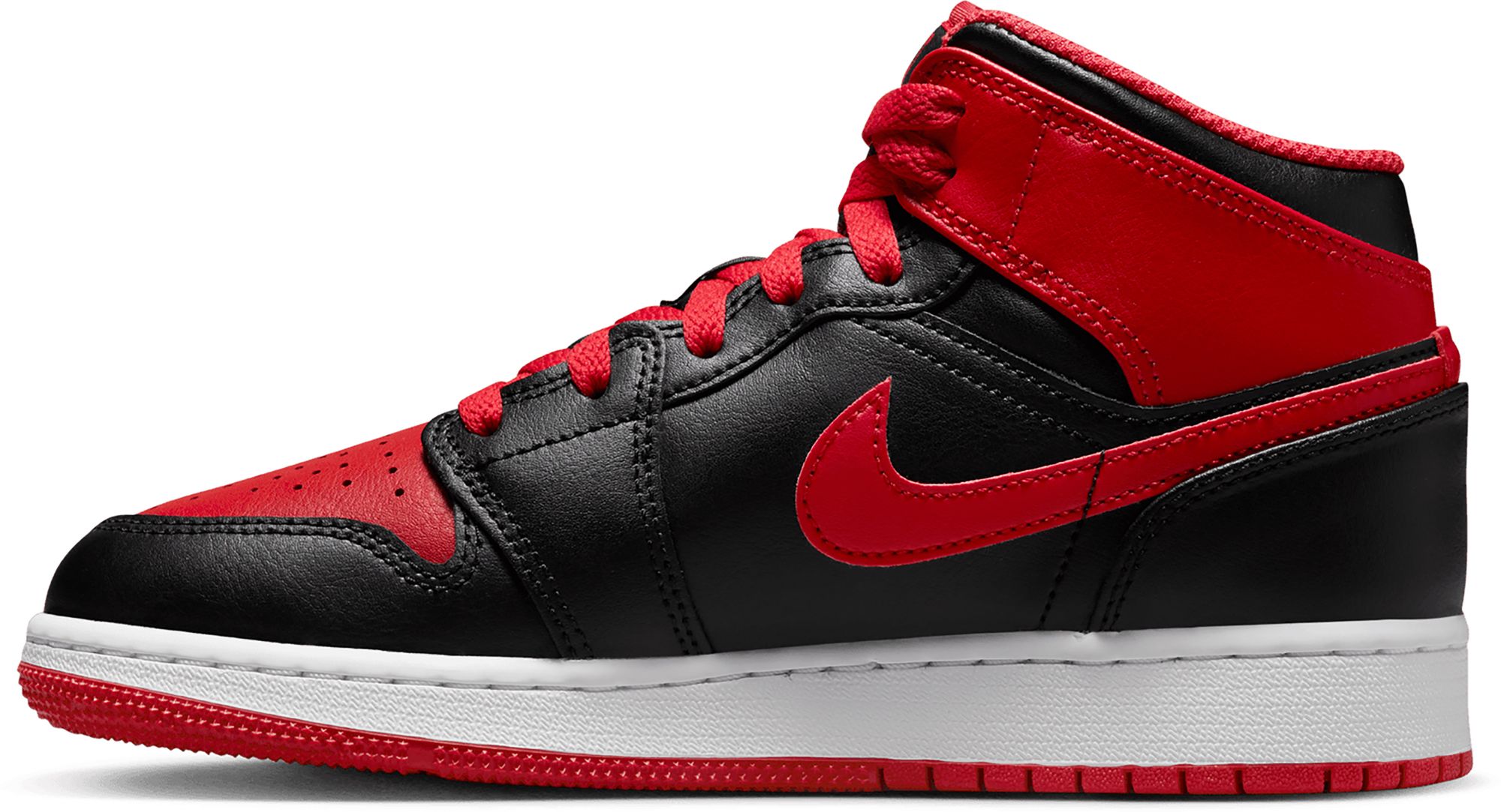 Jordan Kids' Grade School Air Jordan 1 Mid Basketball Shoes Big Apple