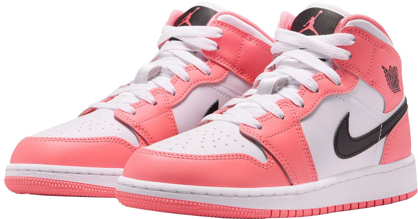 Jordan Kids' Grade School Air Jordan 1 Mid Basketball Shoes product image