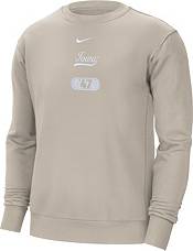 Nike Men's Iowa Hawkeyes Cream Sportswear Fleece Crew Neck Sweatshirt product image