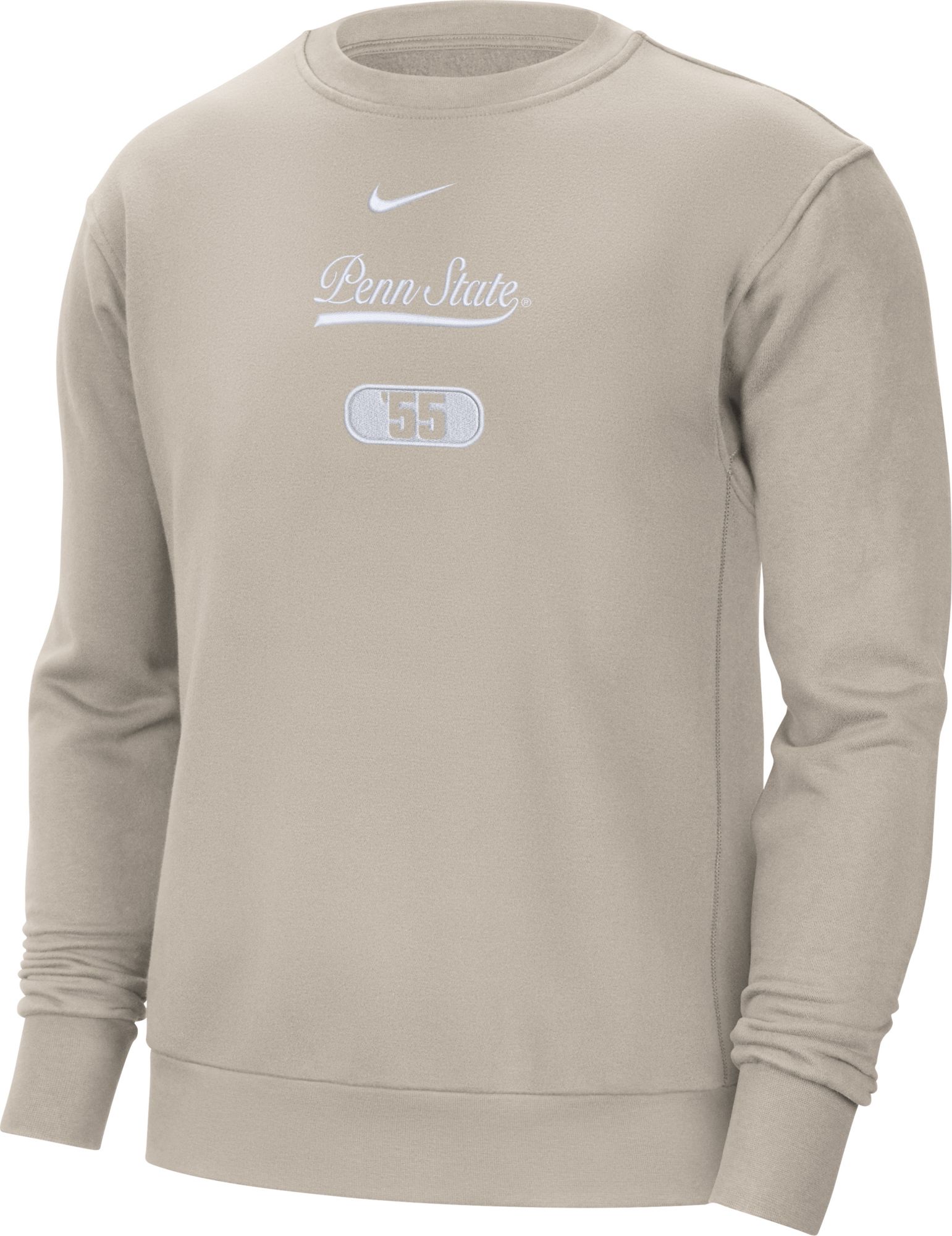 cream color nike crewneck