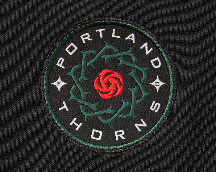 Portland Thorns FC 2023 Stadium Away Women's Nike Dri-FIT Soccer Jersey.