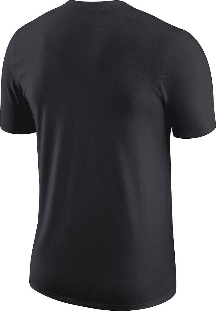Nike Brooklyn Nets Dri-FIT NBA Practice Graphic T-Shirt Black - BLACK