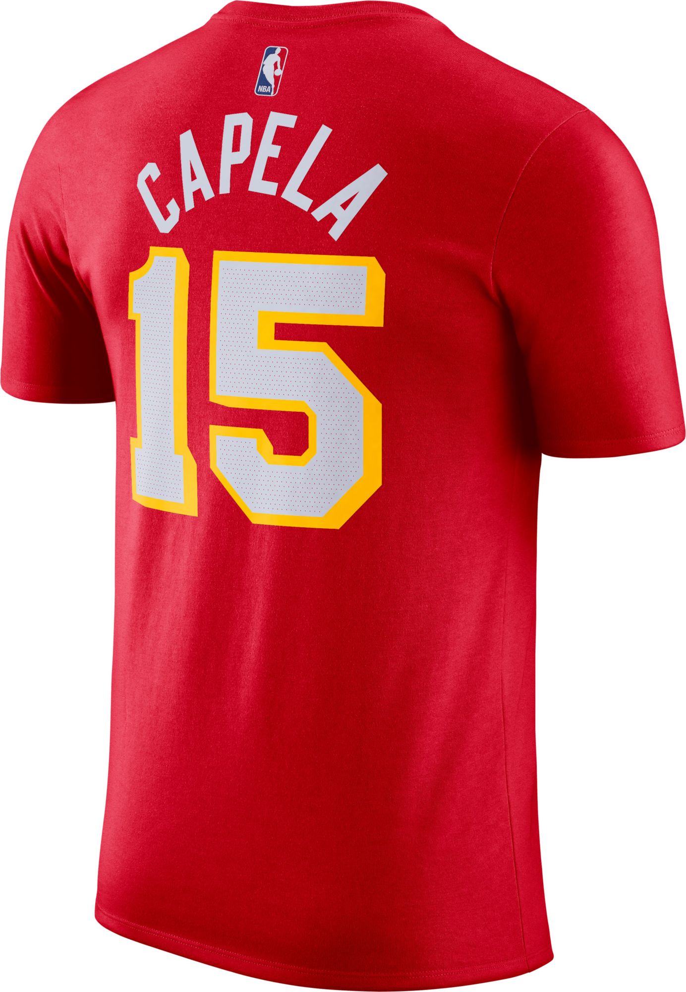 Nike Men's Atlanta Hawks Clint Capela #15 Red T-Shirt product image